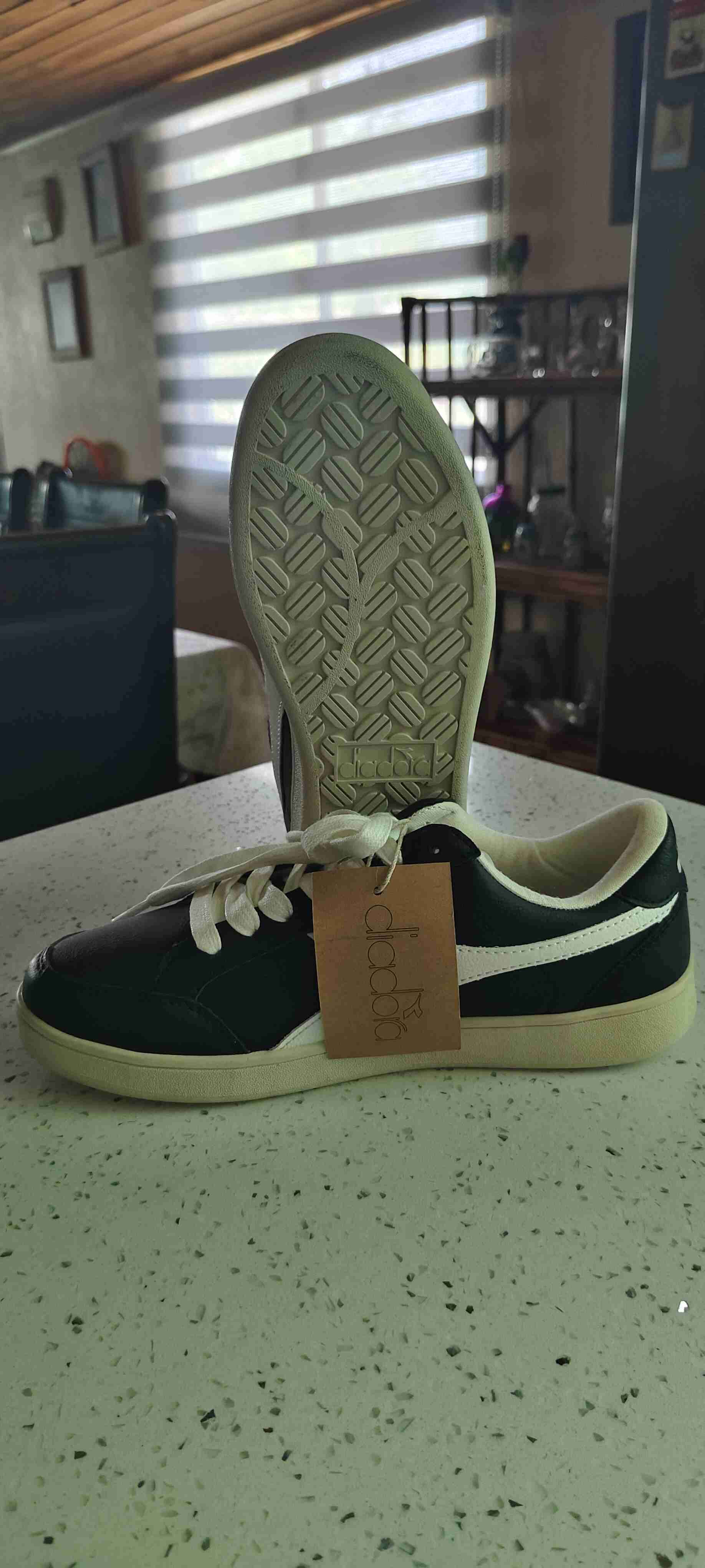 Zapatillas deportivas Diadora blanco y negro - miniatura 2