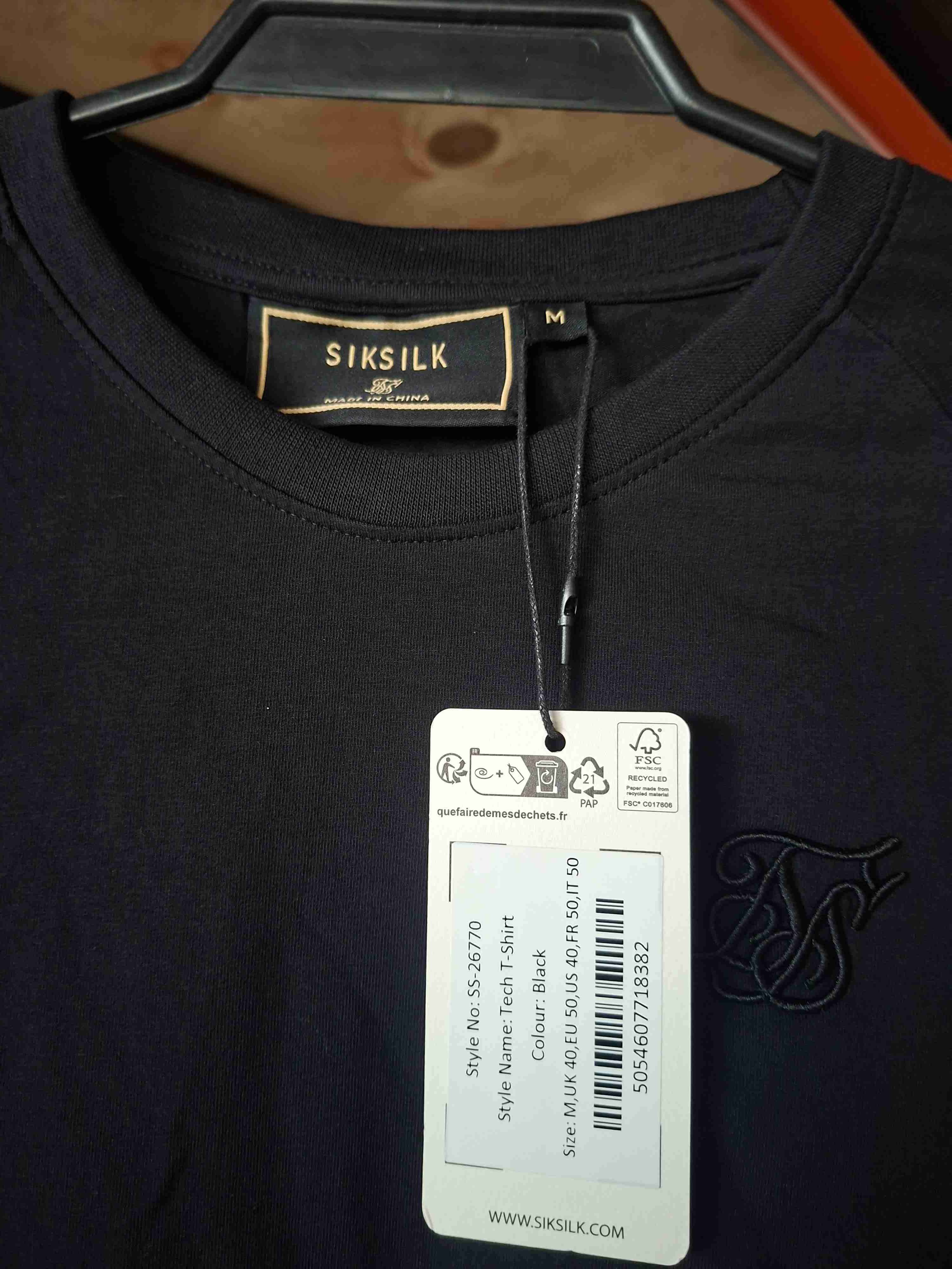 Polera negra SikSilk - miniatura 4