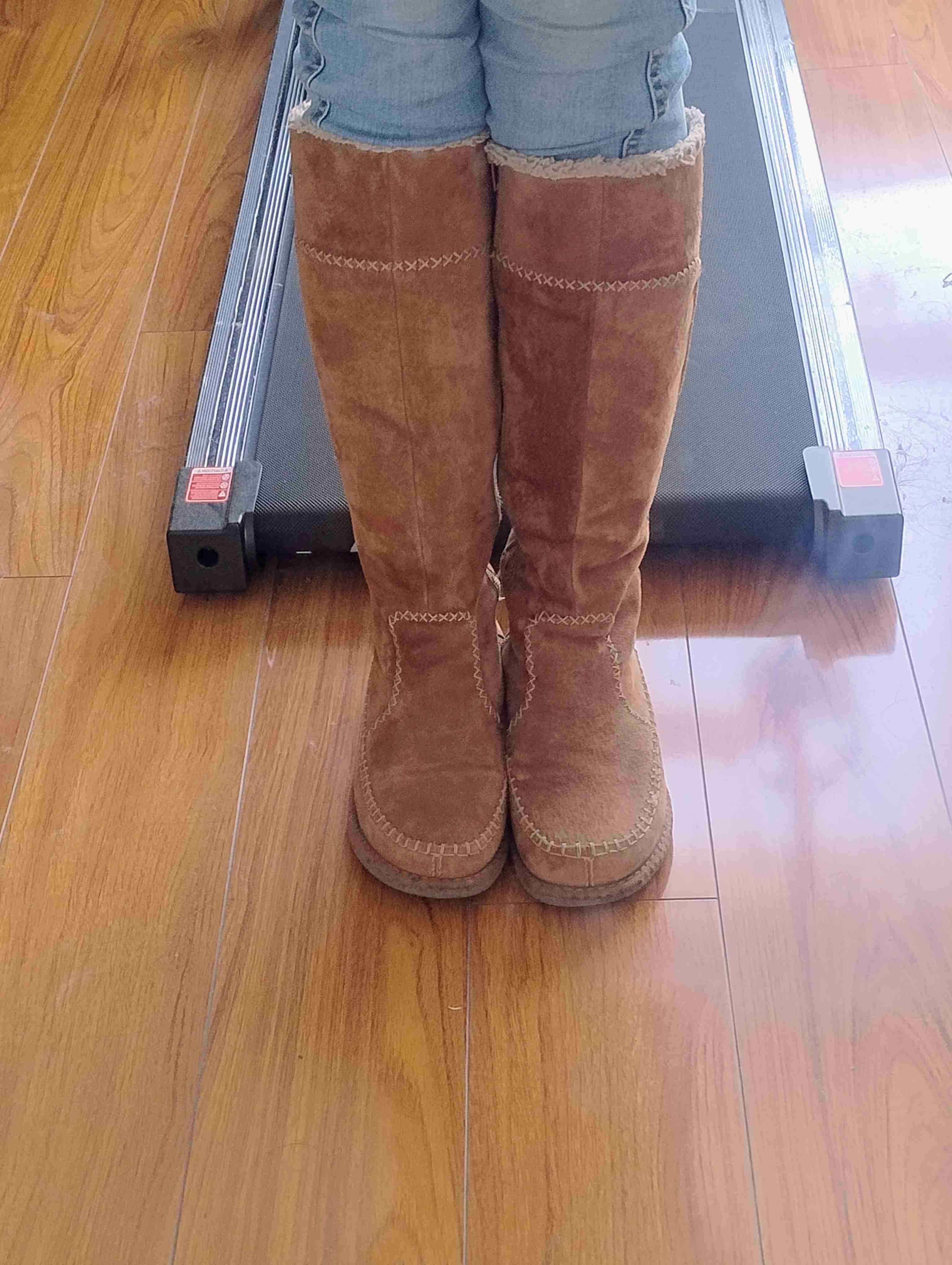 Botas altas café con forro - miniatura 4