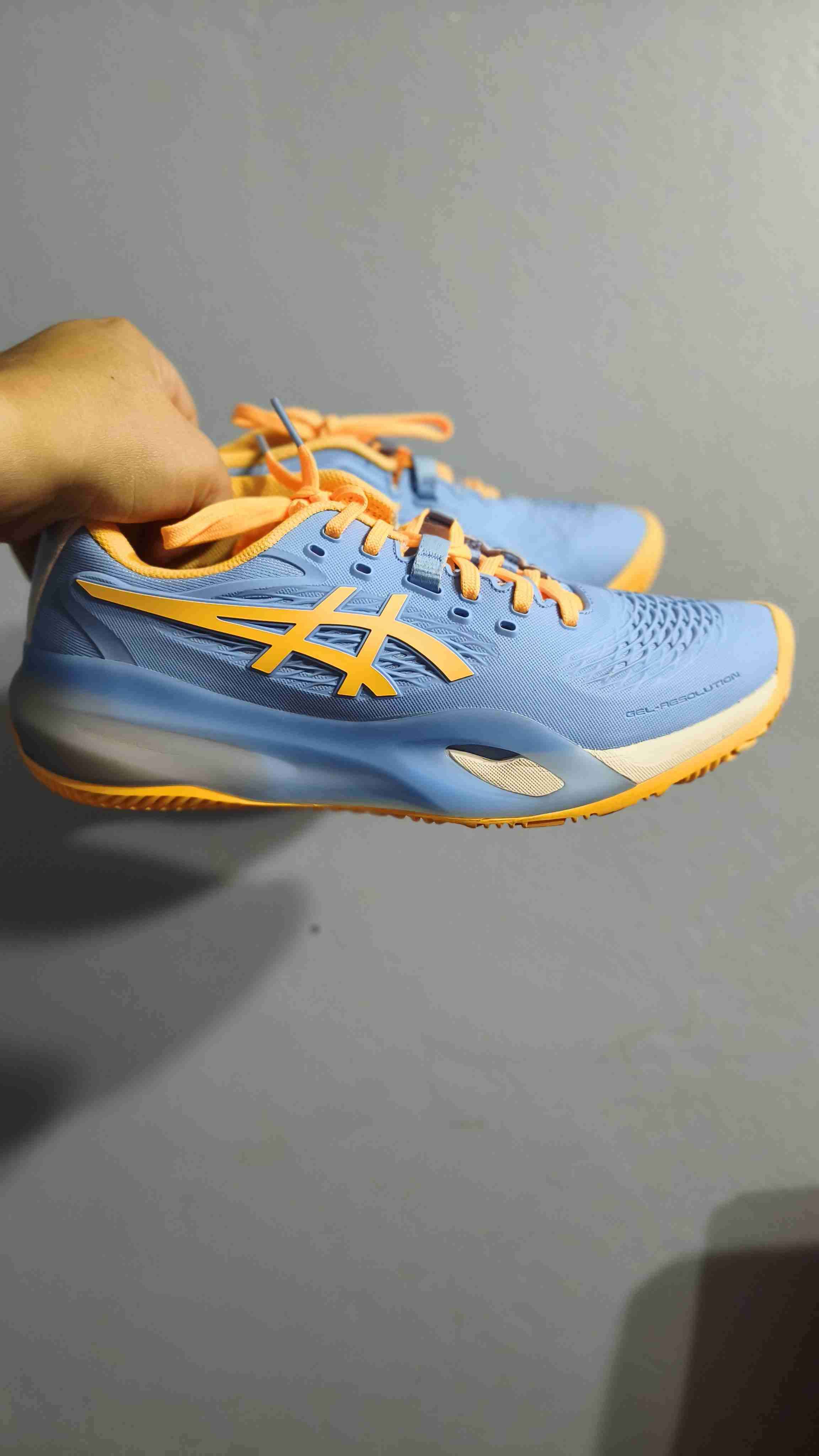 Zapatillas deportivas azul y naranja - miniatura 3