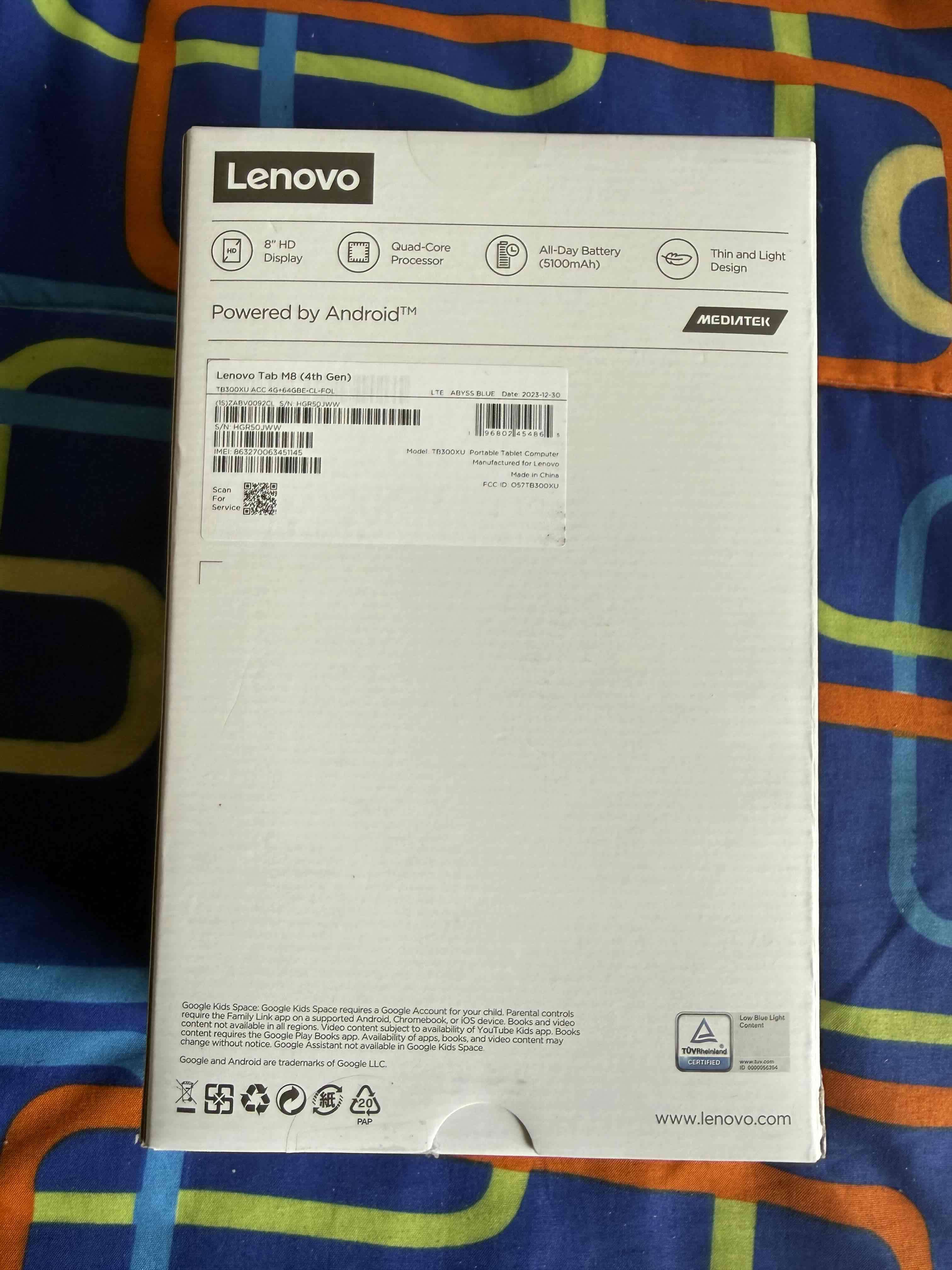 Tablet Lenovo Tab M8 nueva - miniatura 6