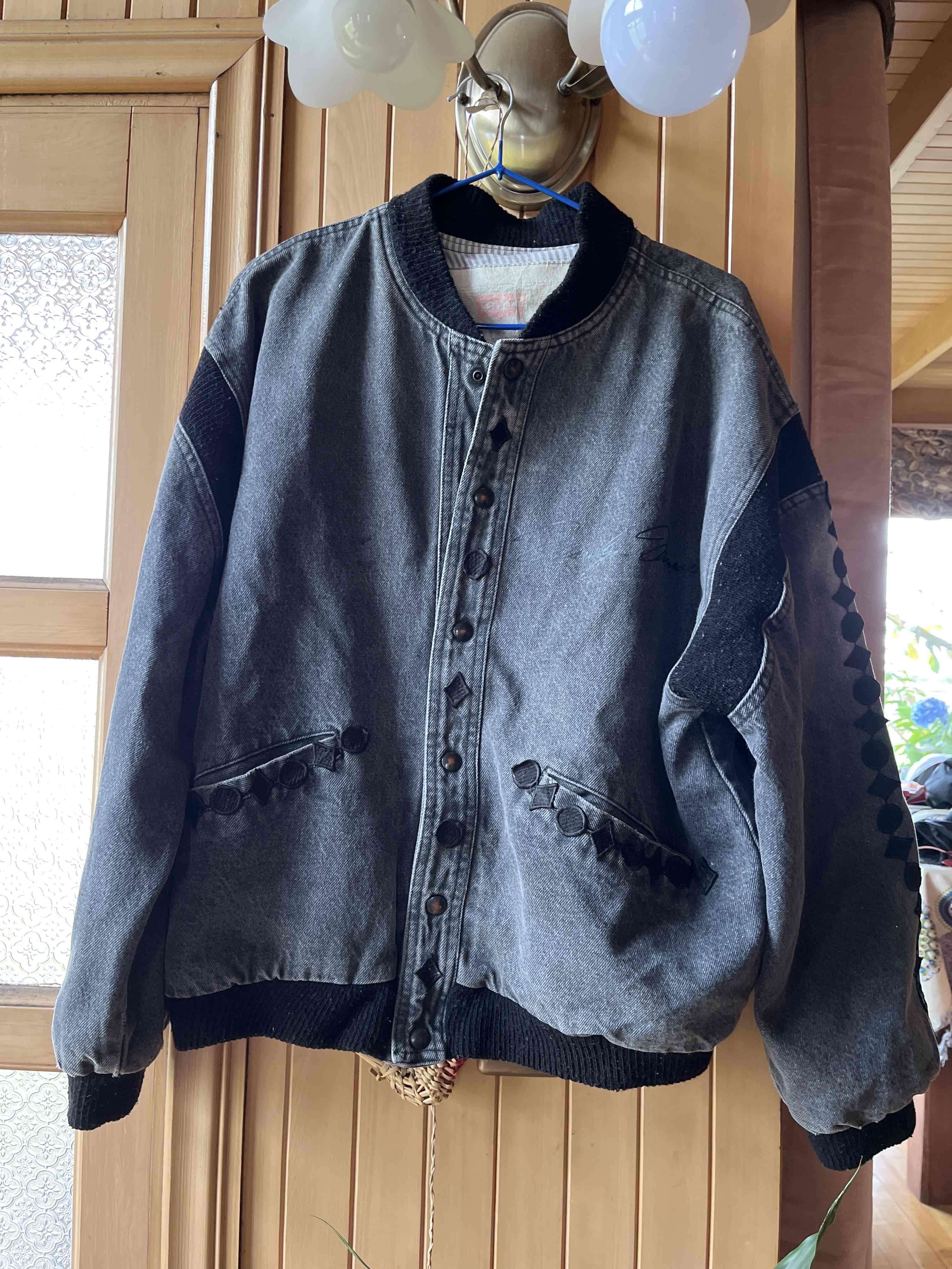Chaqueta gris estilo vintage - miniatura 2
