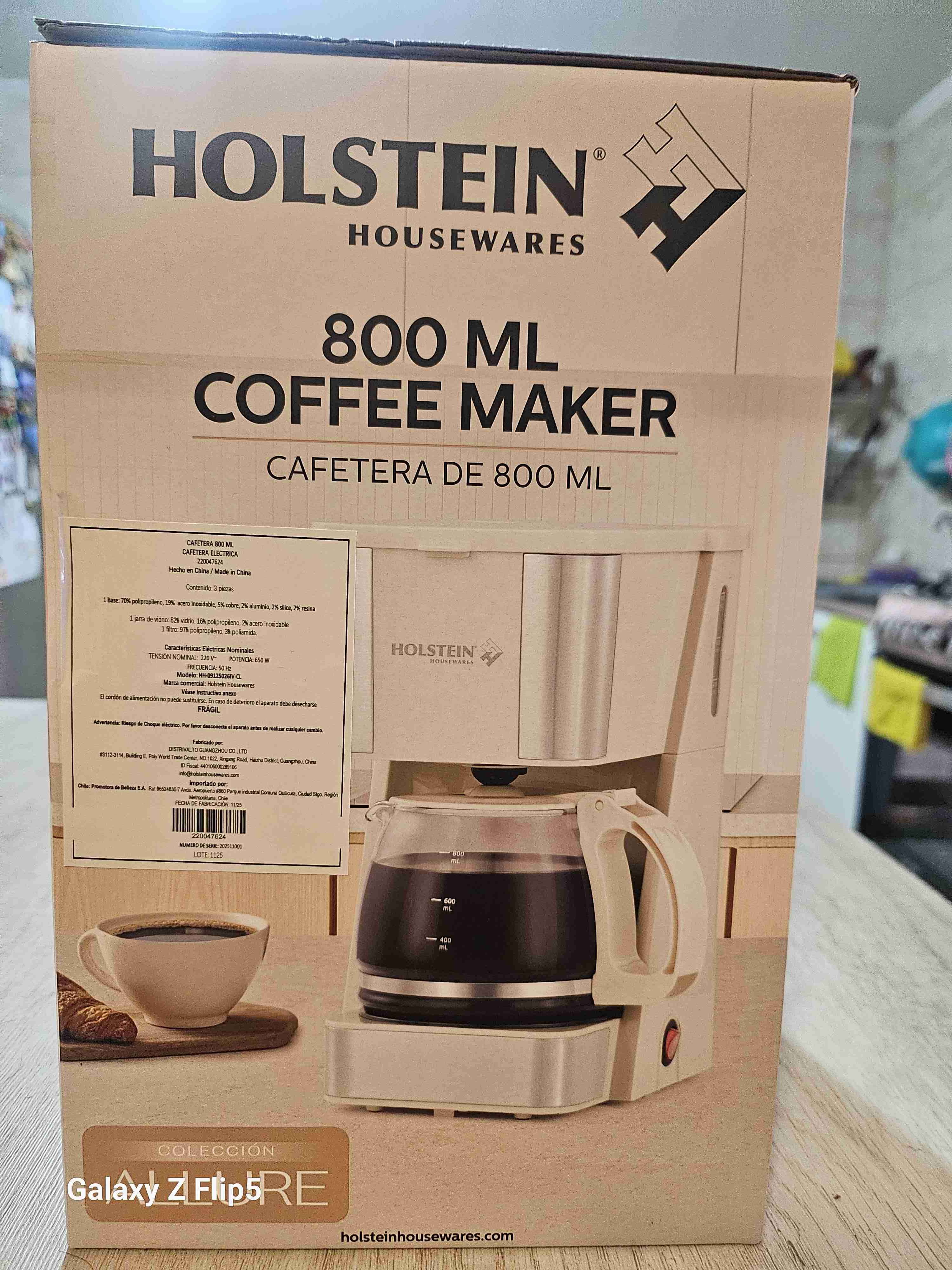 Cafetera Holstein 800 ml - miniatura 3