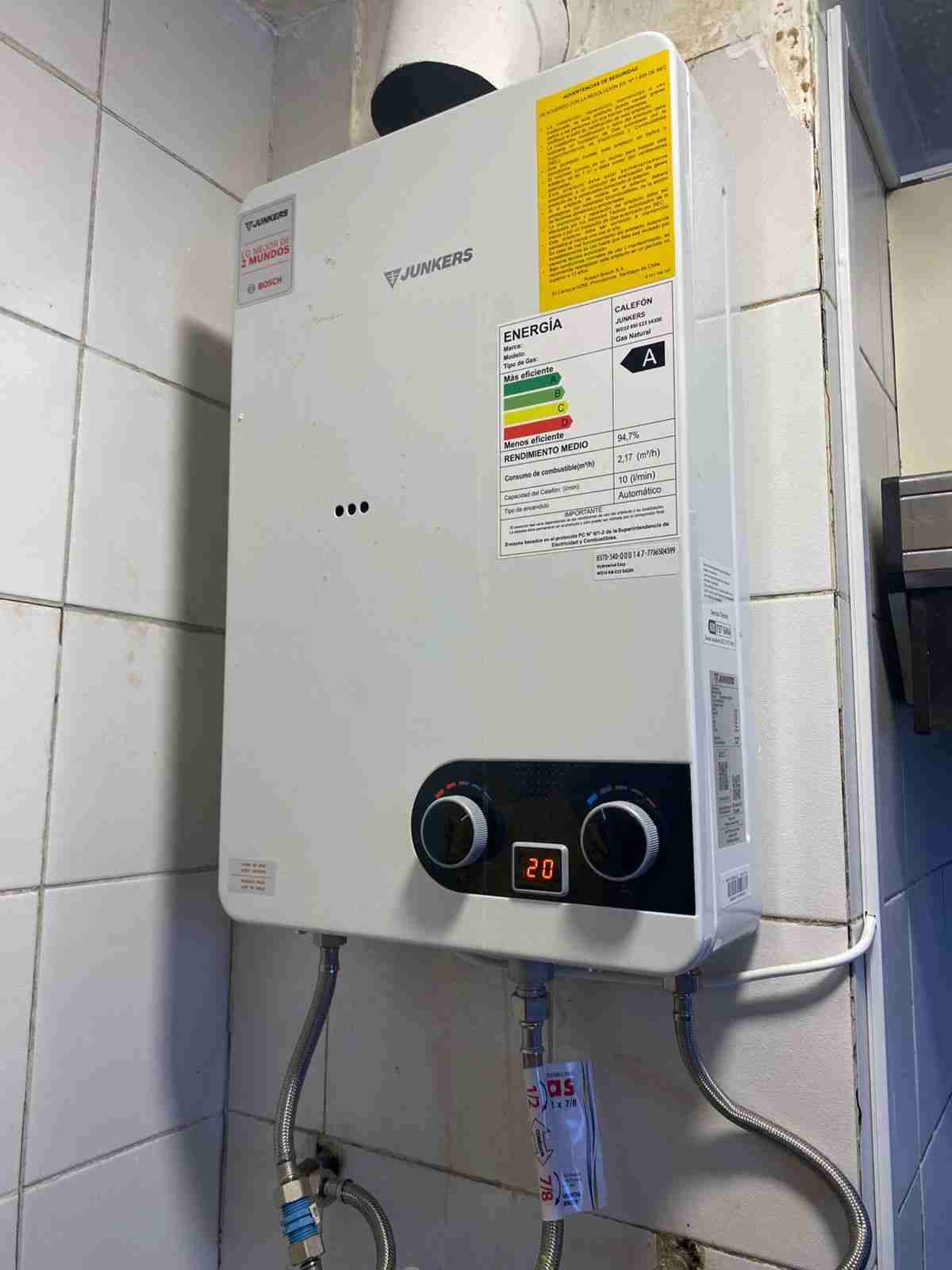 Calefón  gas natural Junkers 10 litros - miniatura 1