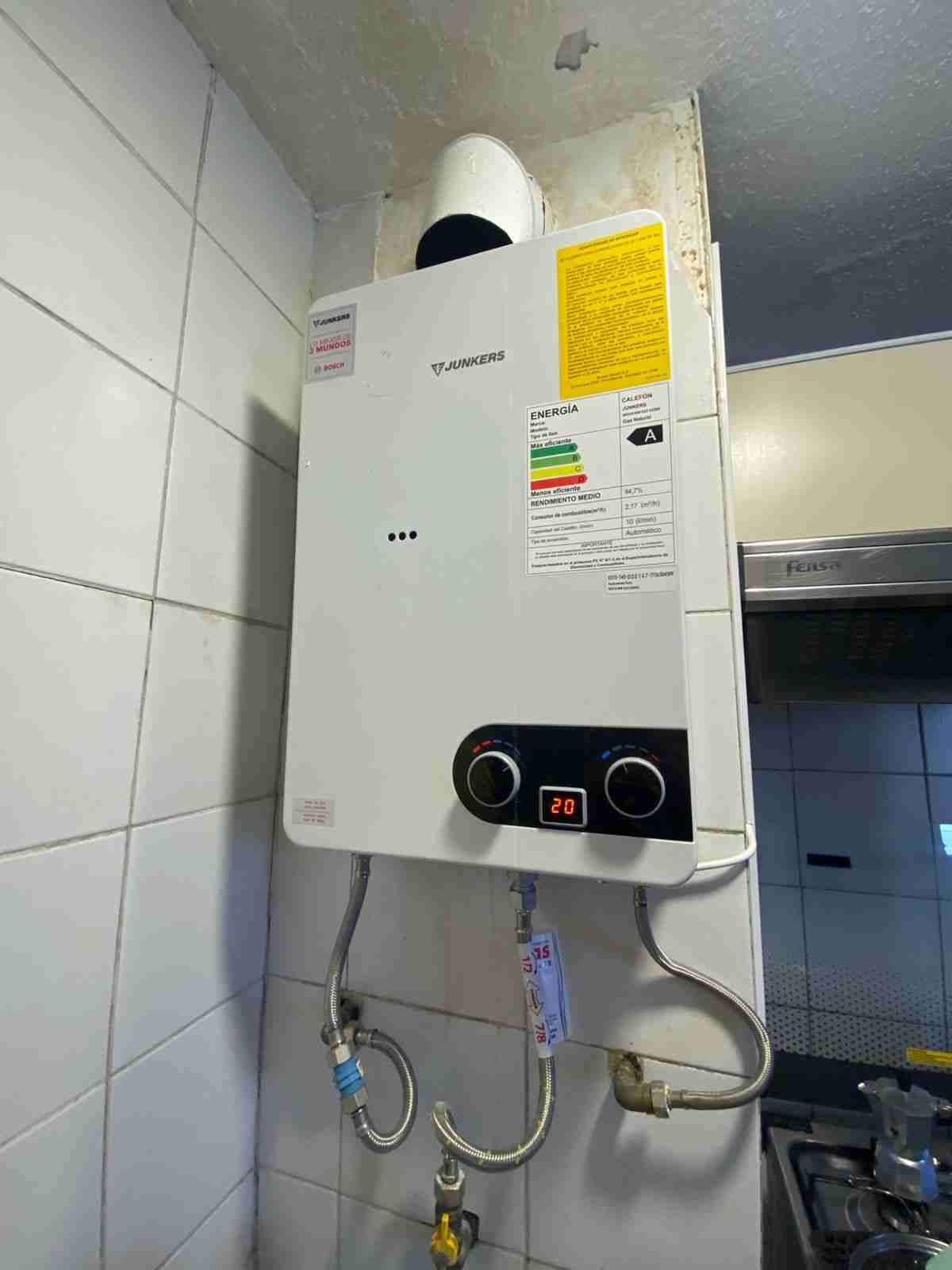 Calefón  gas natural Junkers 10 litros - miniatura 2