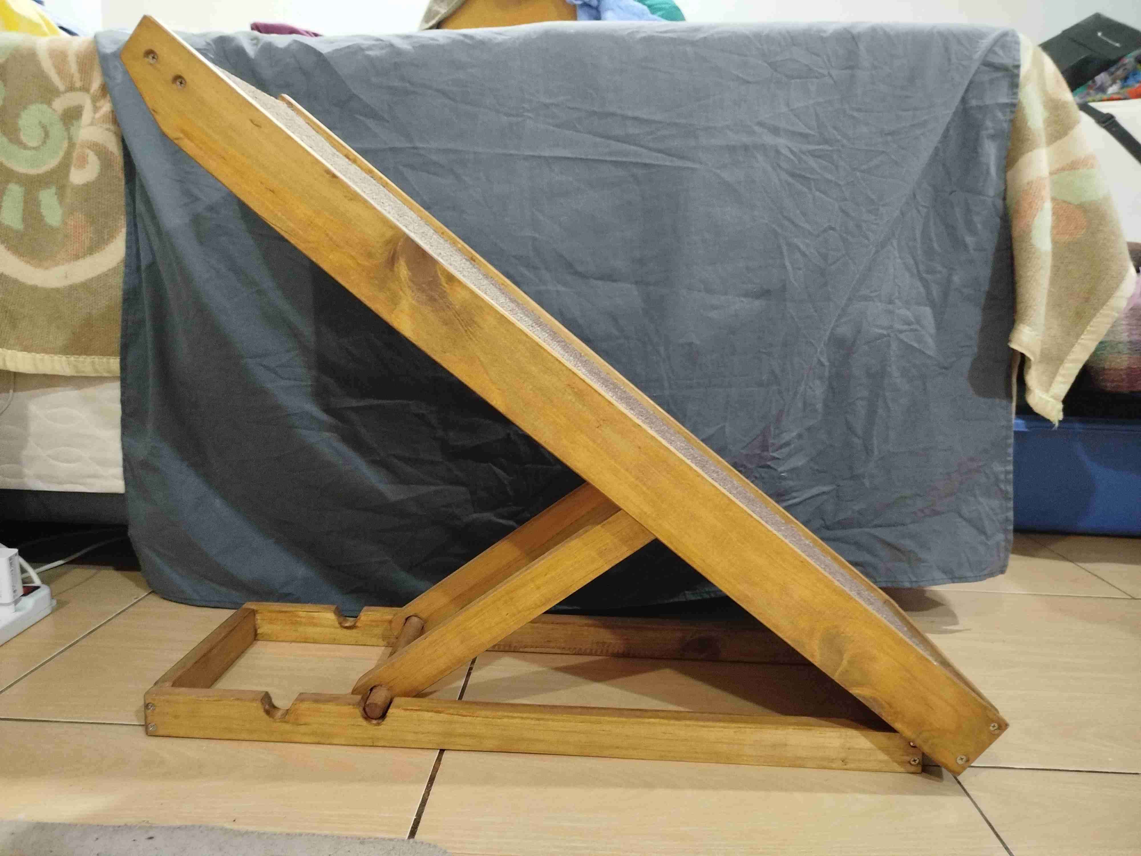 Rampa de madera para mascotas - miniatura 2