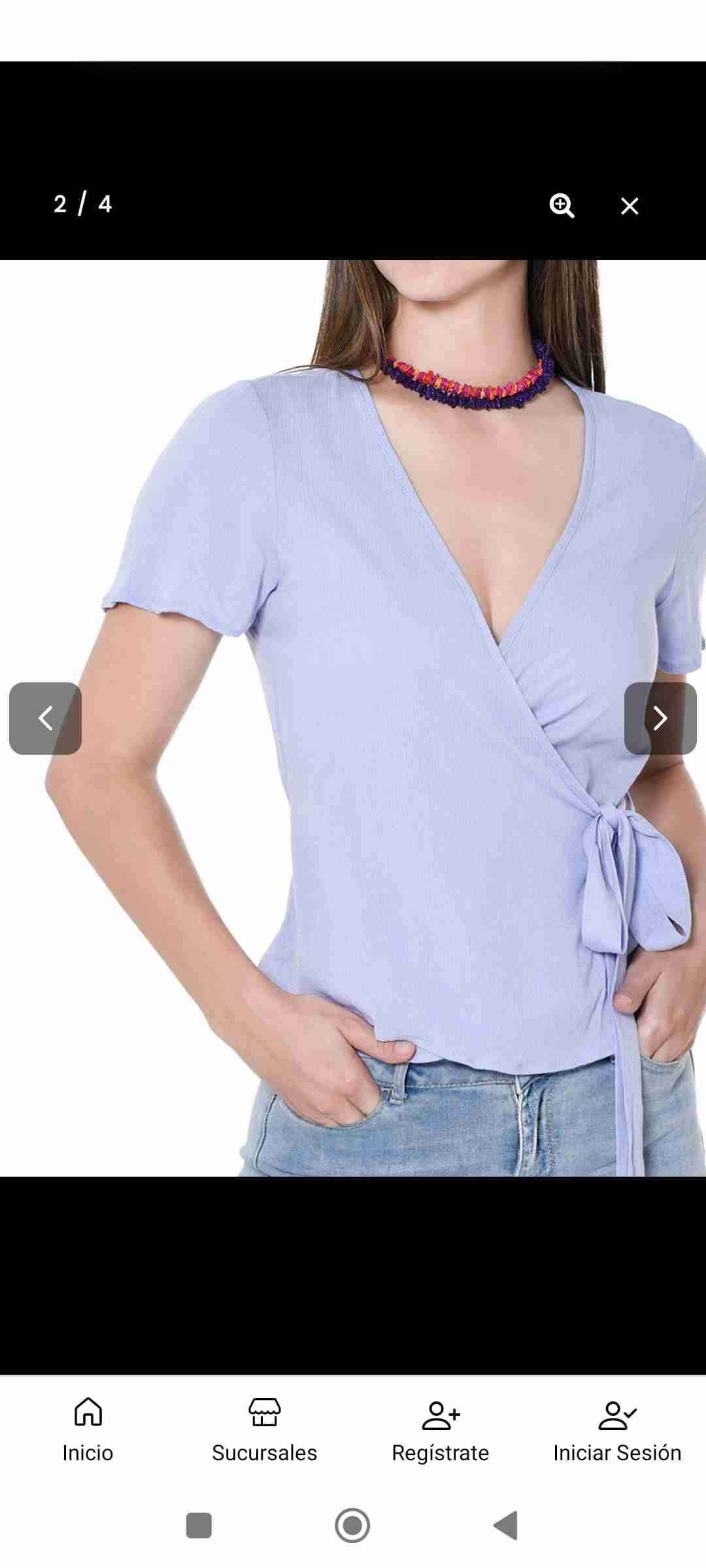 Blusa lila suave - miniatura 2