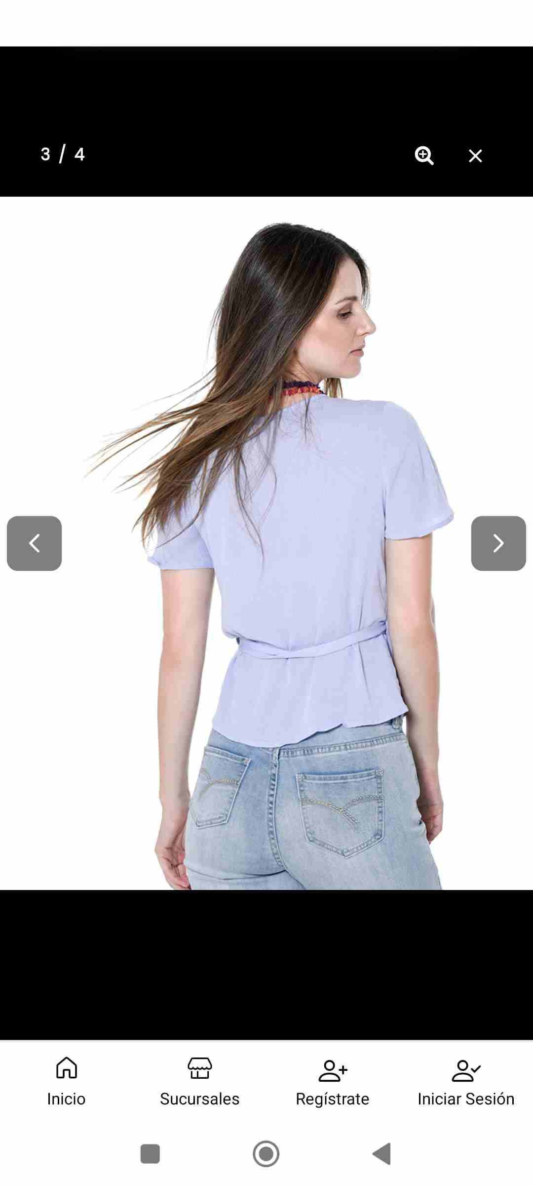 Blusa lila suave - miniatura 3