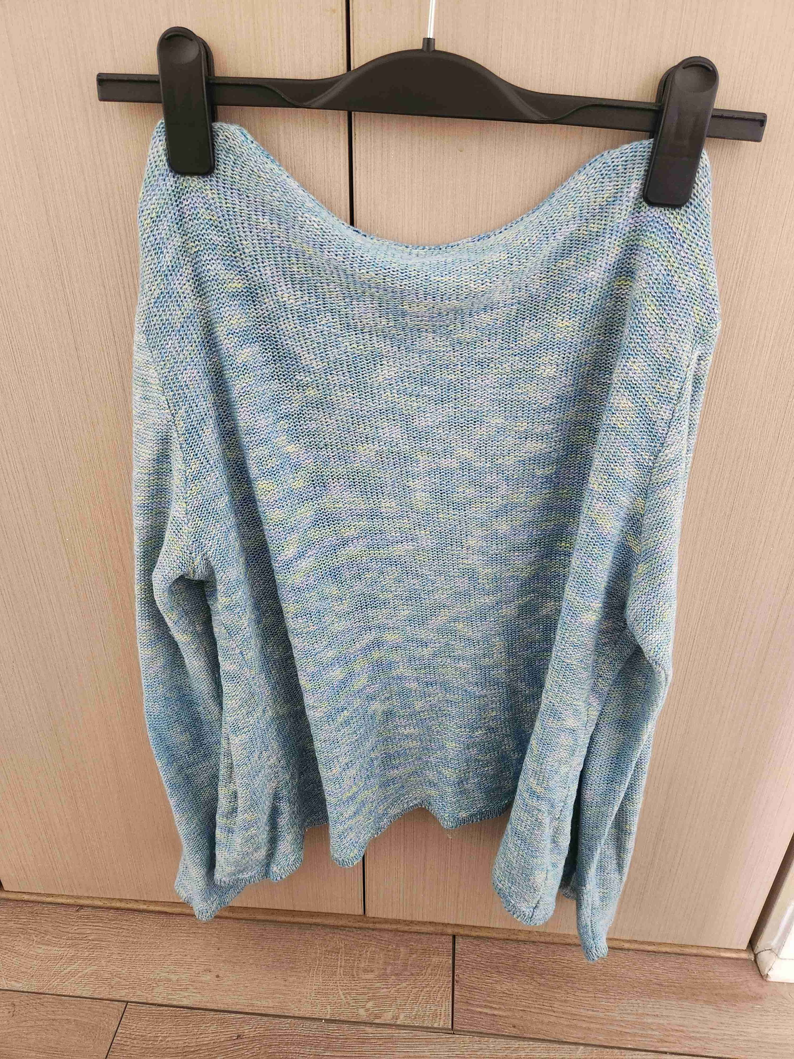 Suéter azul tejido - miniatura 2