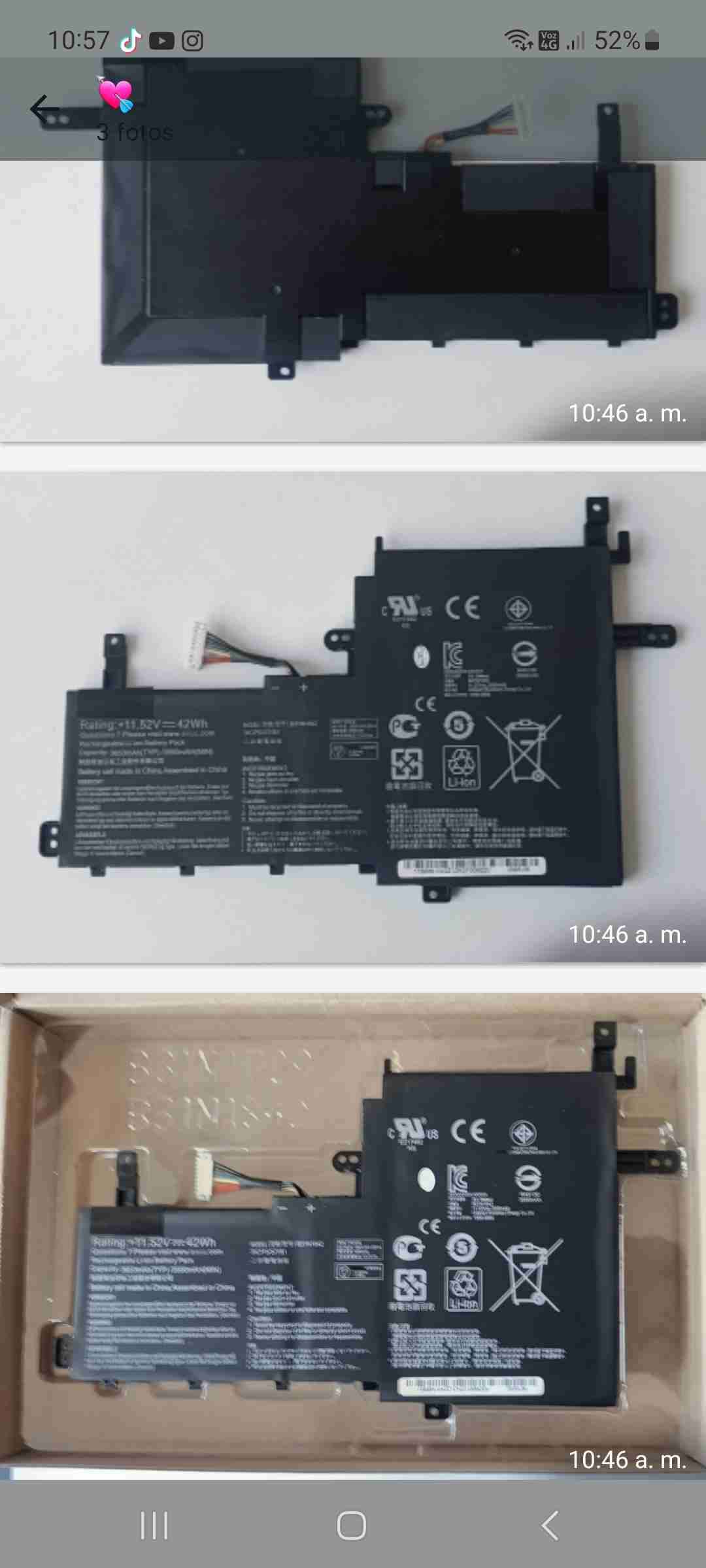 Batería para laptop asus