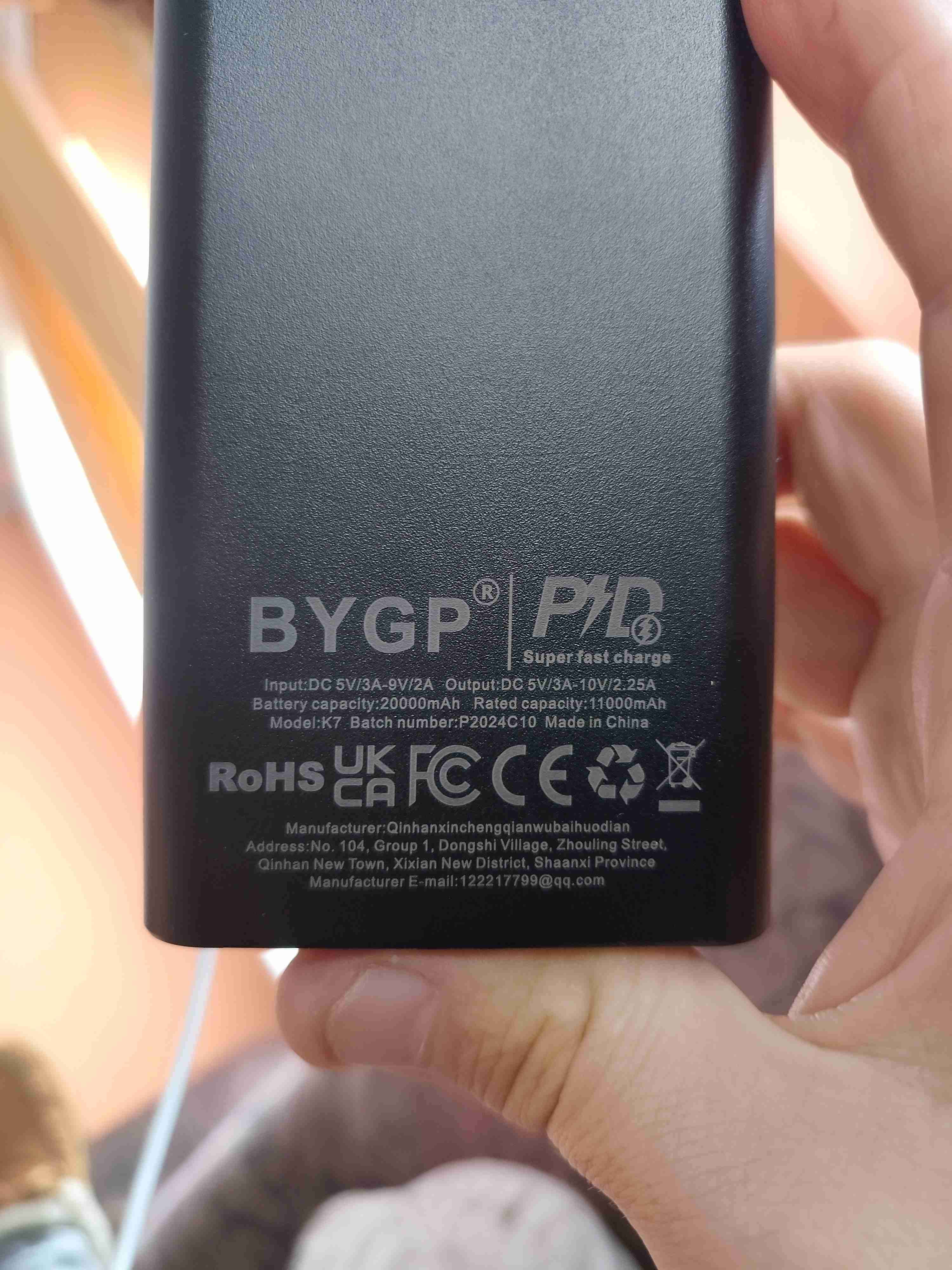 Cargador portátil 22.5W negro - miniatura 3