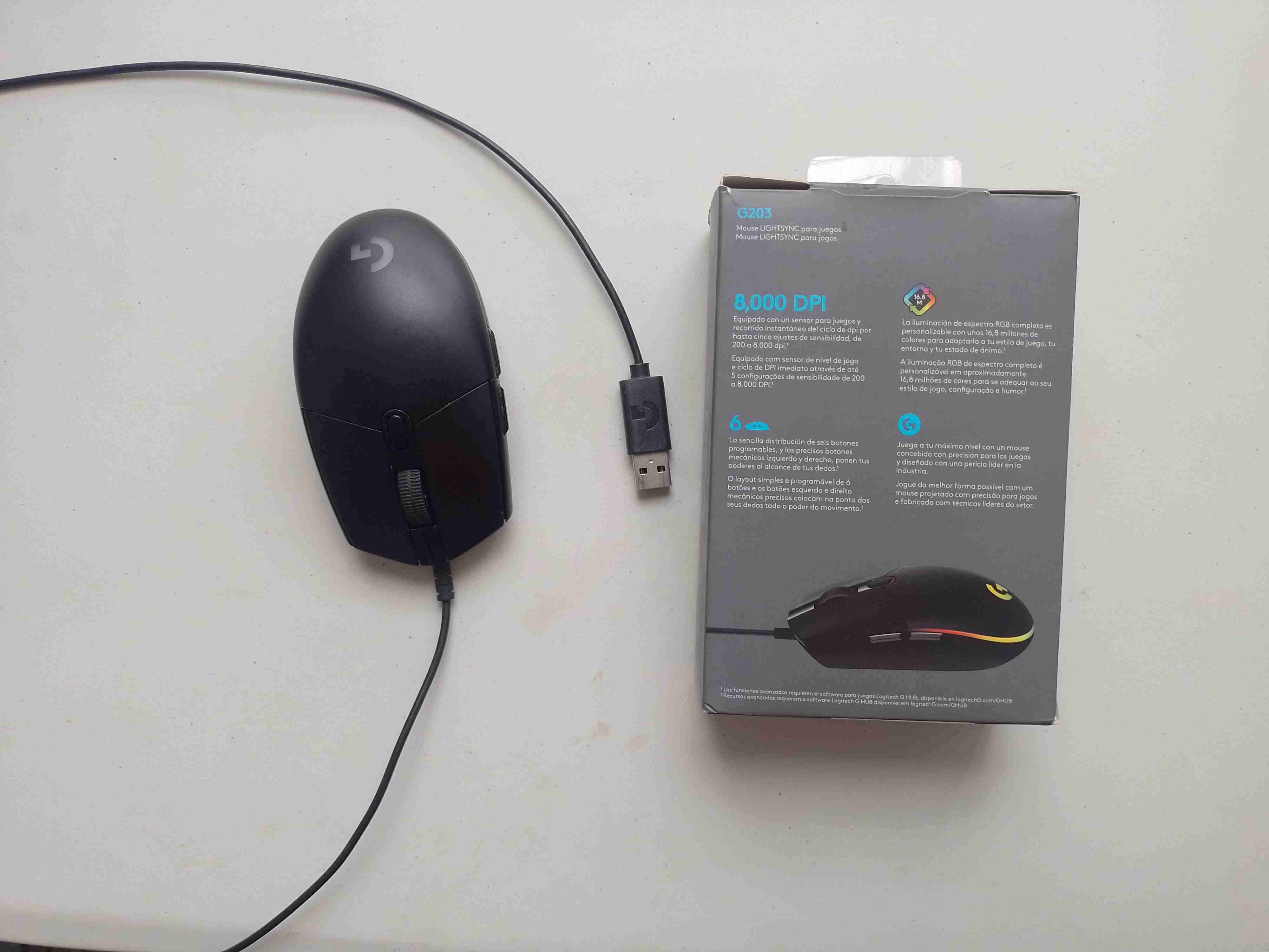 Mouse Logitech G203 - miniatura 3