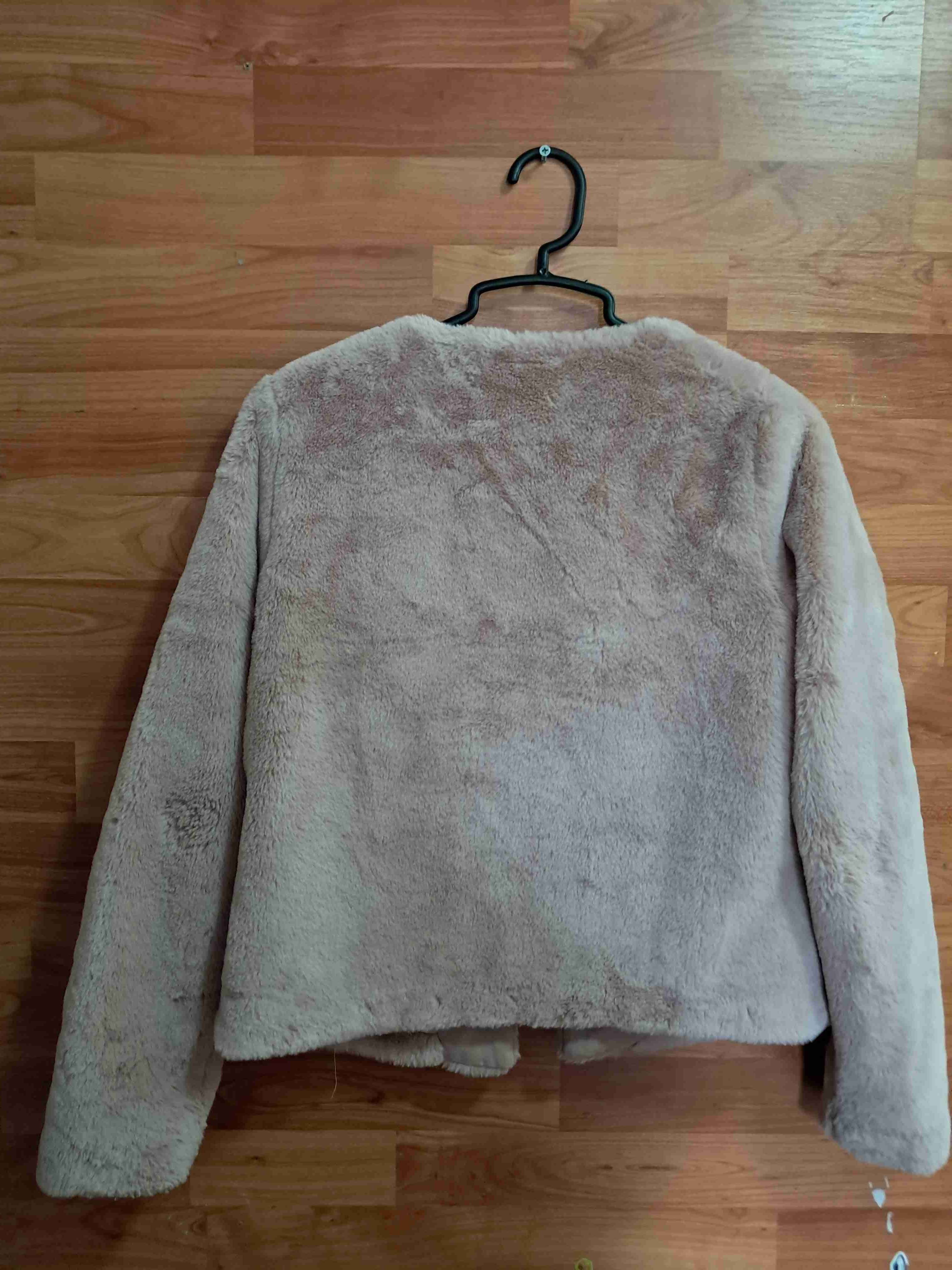 Chaqueta de peluche beige - miniatura 2