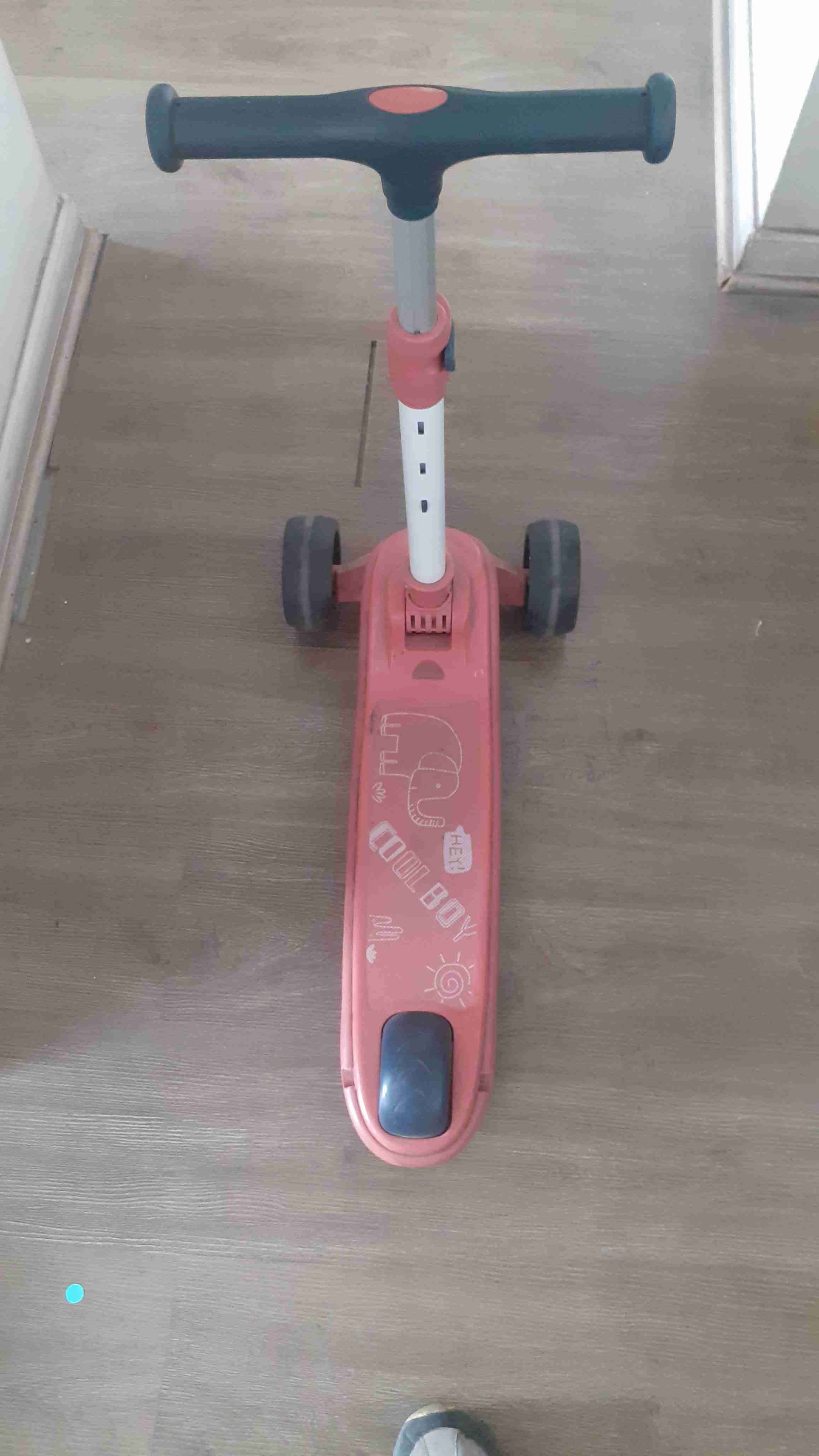 Scooter infantil rosado qitong - miniatura 2