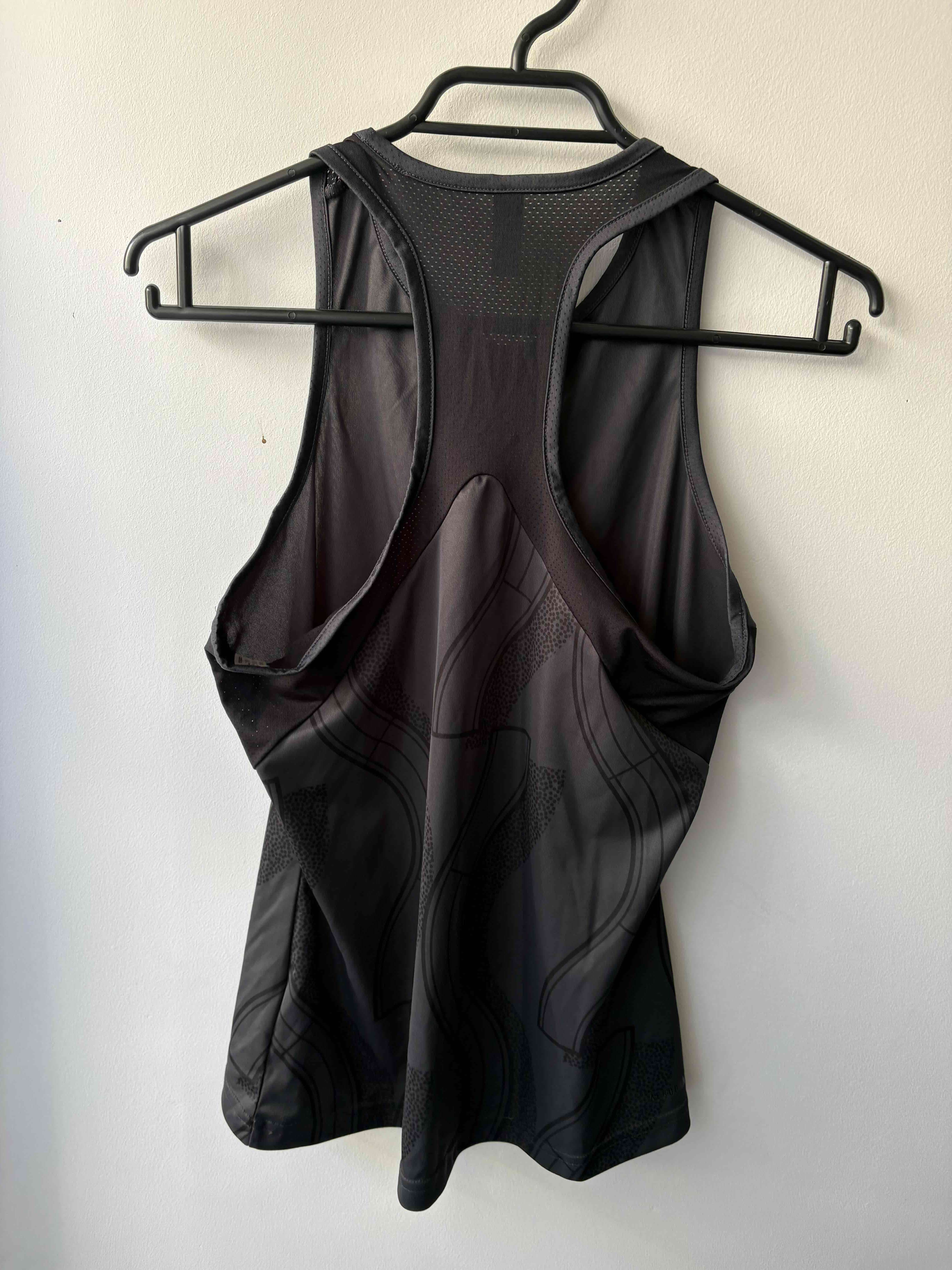 Camiseta deportiva negra estampada Adidas - miniatura 2