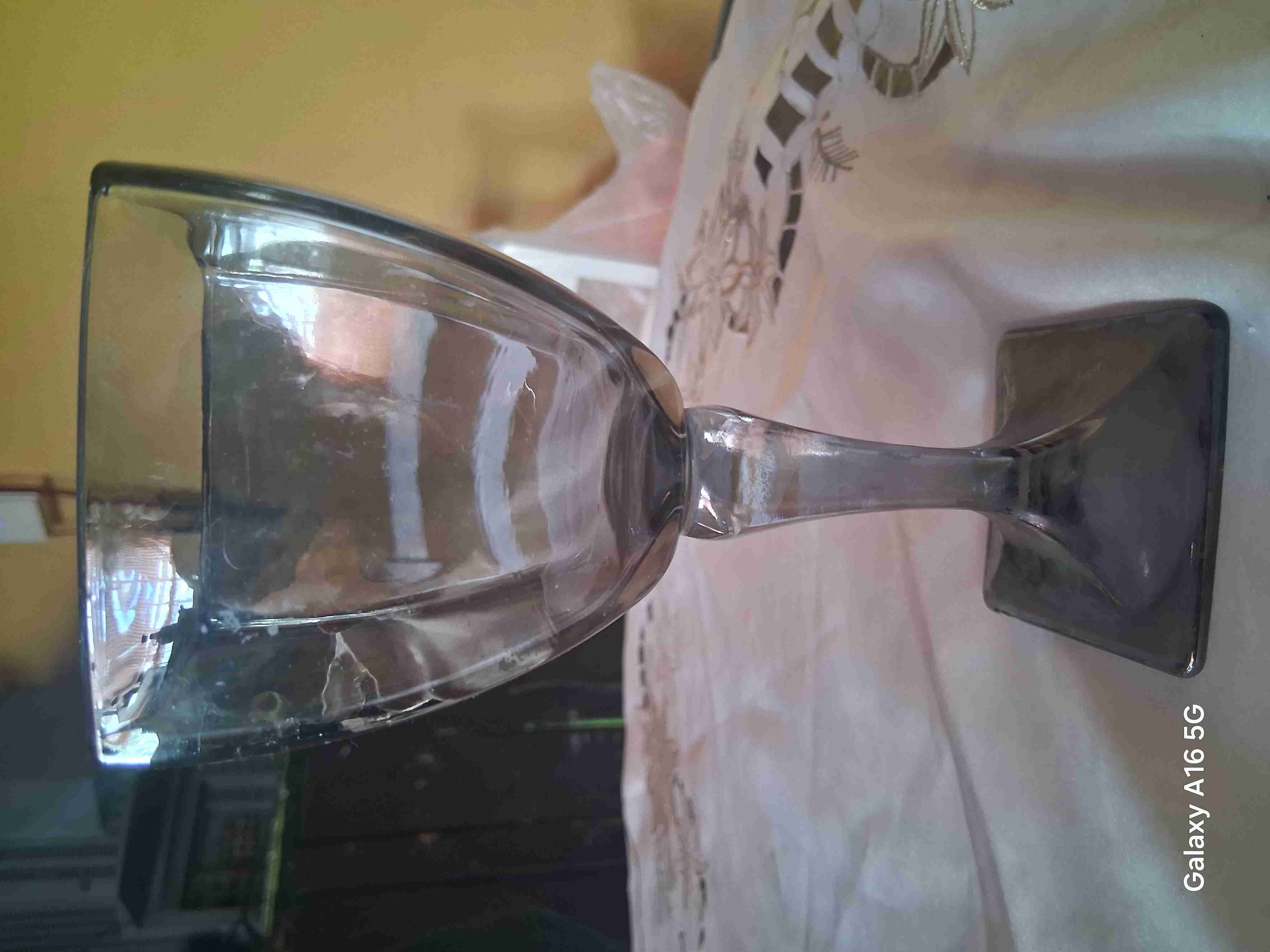 5 copa de vidrio transparente - miniatura 4