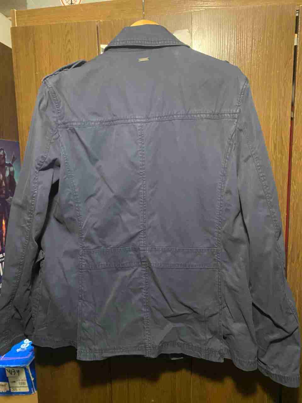 Chaqueta militar azul  marino - miniatura 2