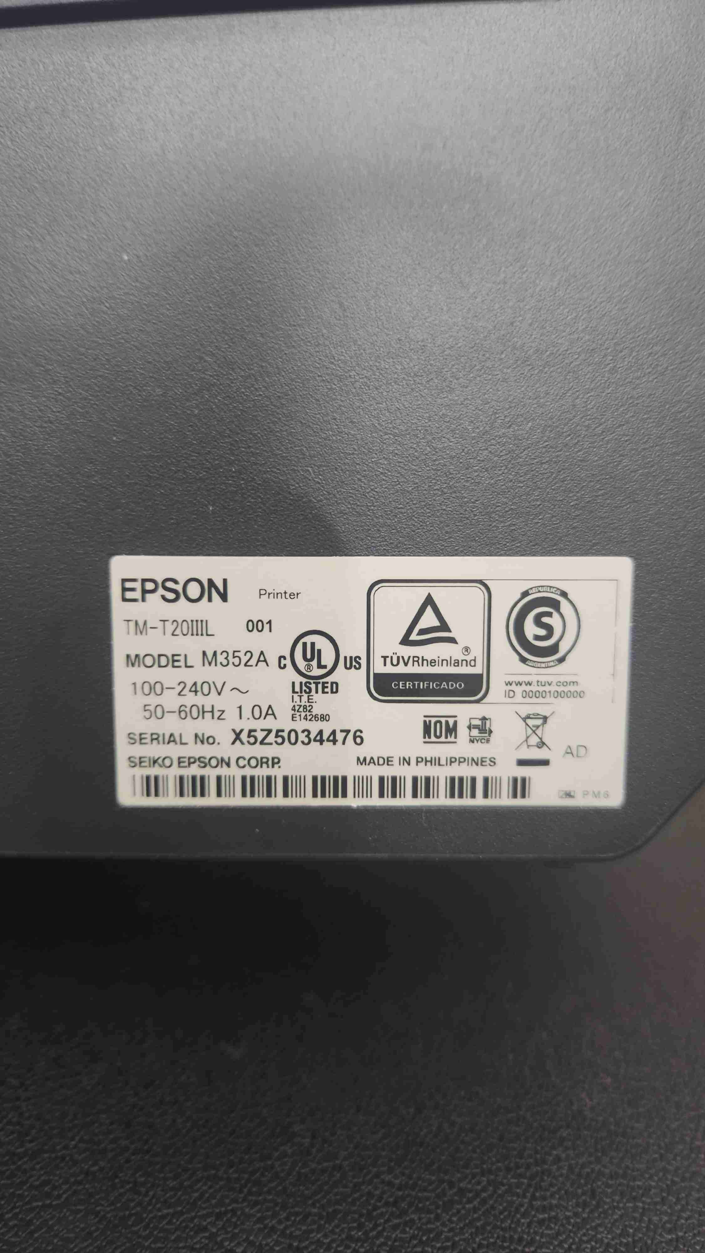 Impresora térmica Epson - miniatura 3