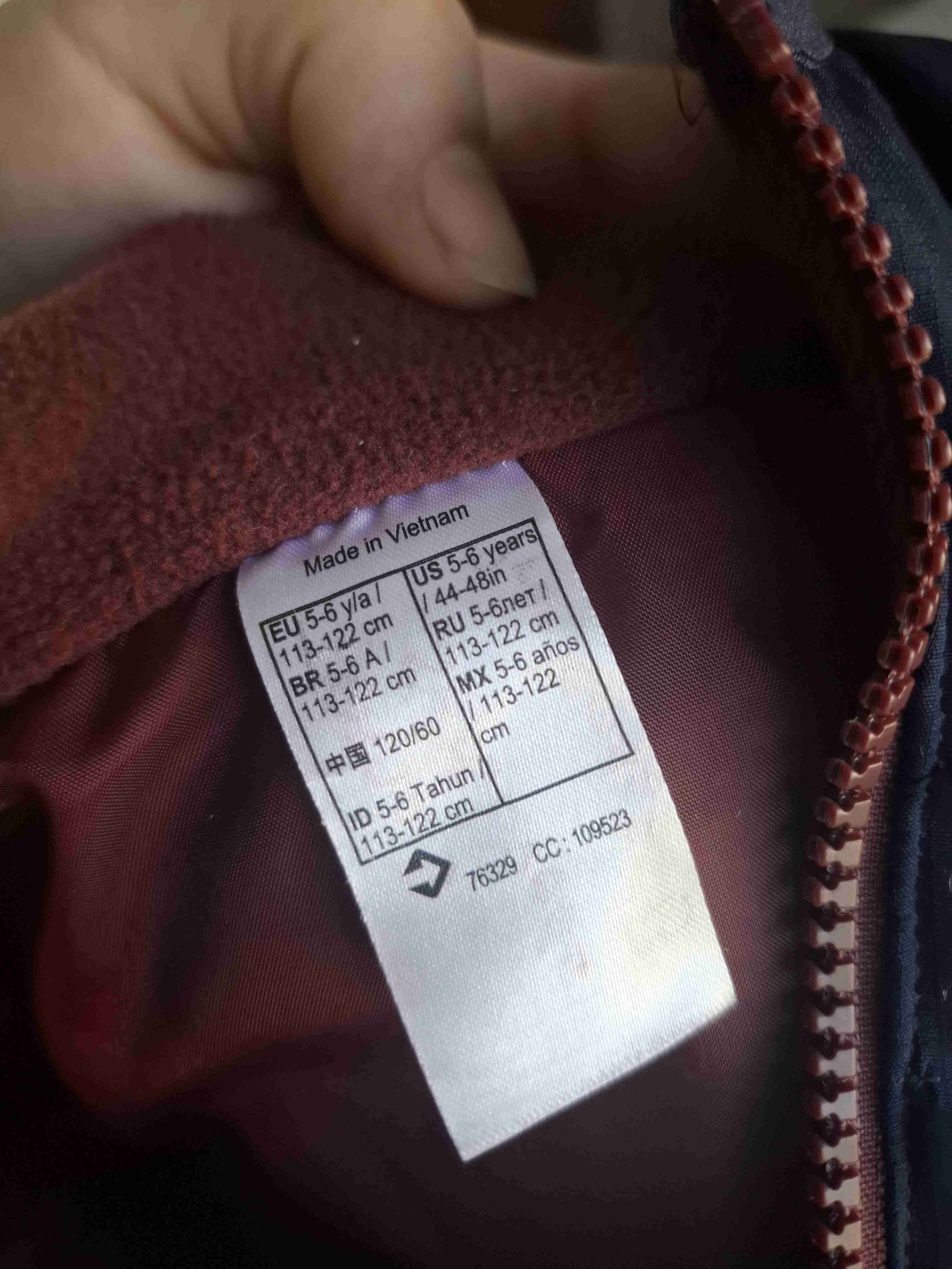 Chaqueta niño azul y roja - miniatura 3