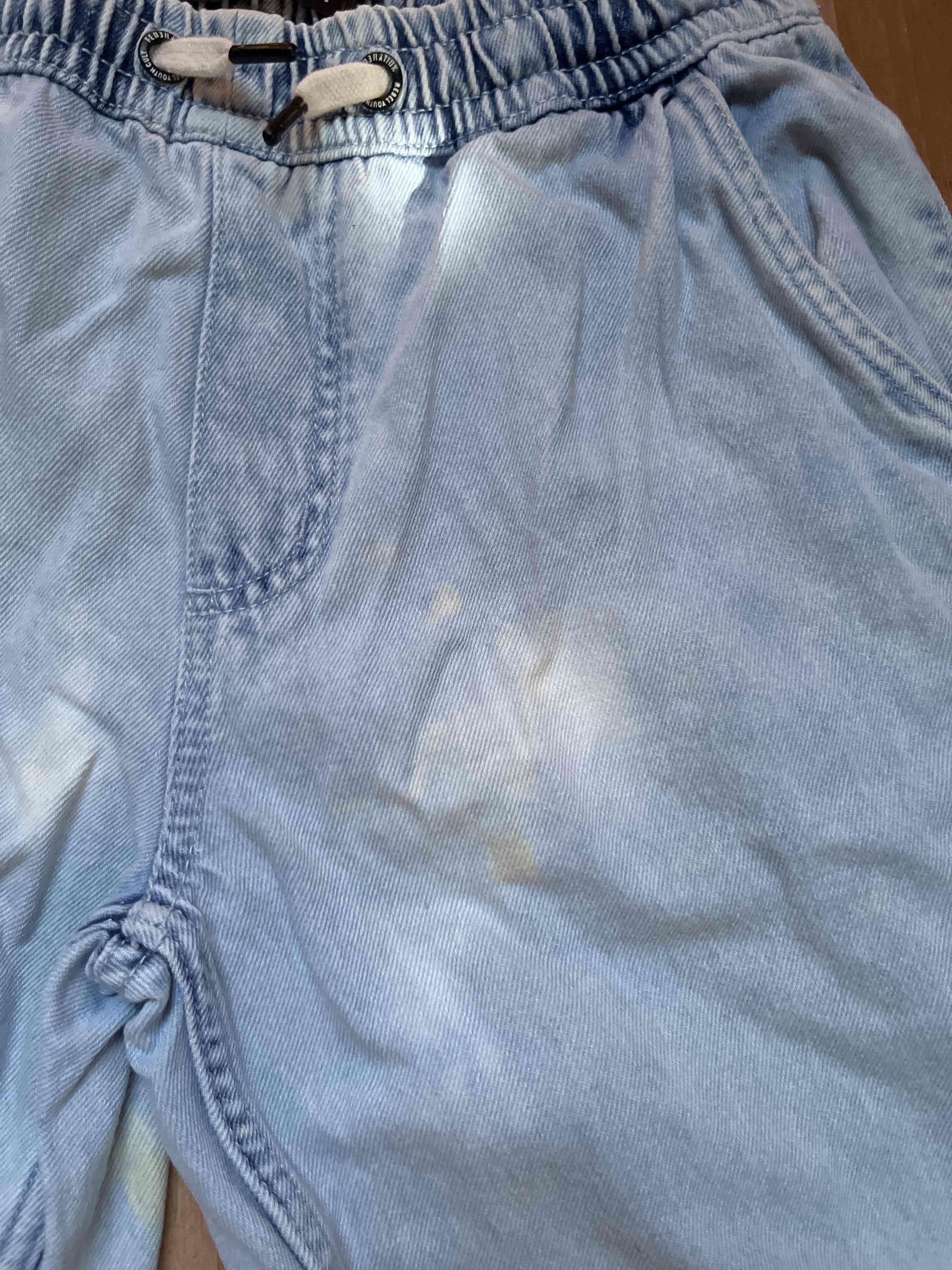 Jeans Baggy con pequeñas manchas de cloro talla 12 - miniatura 2