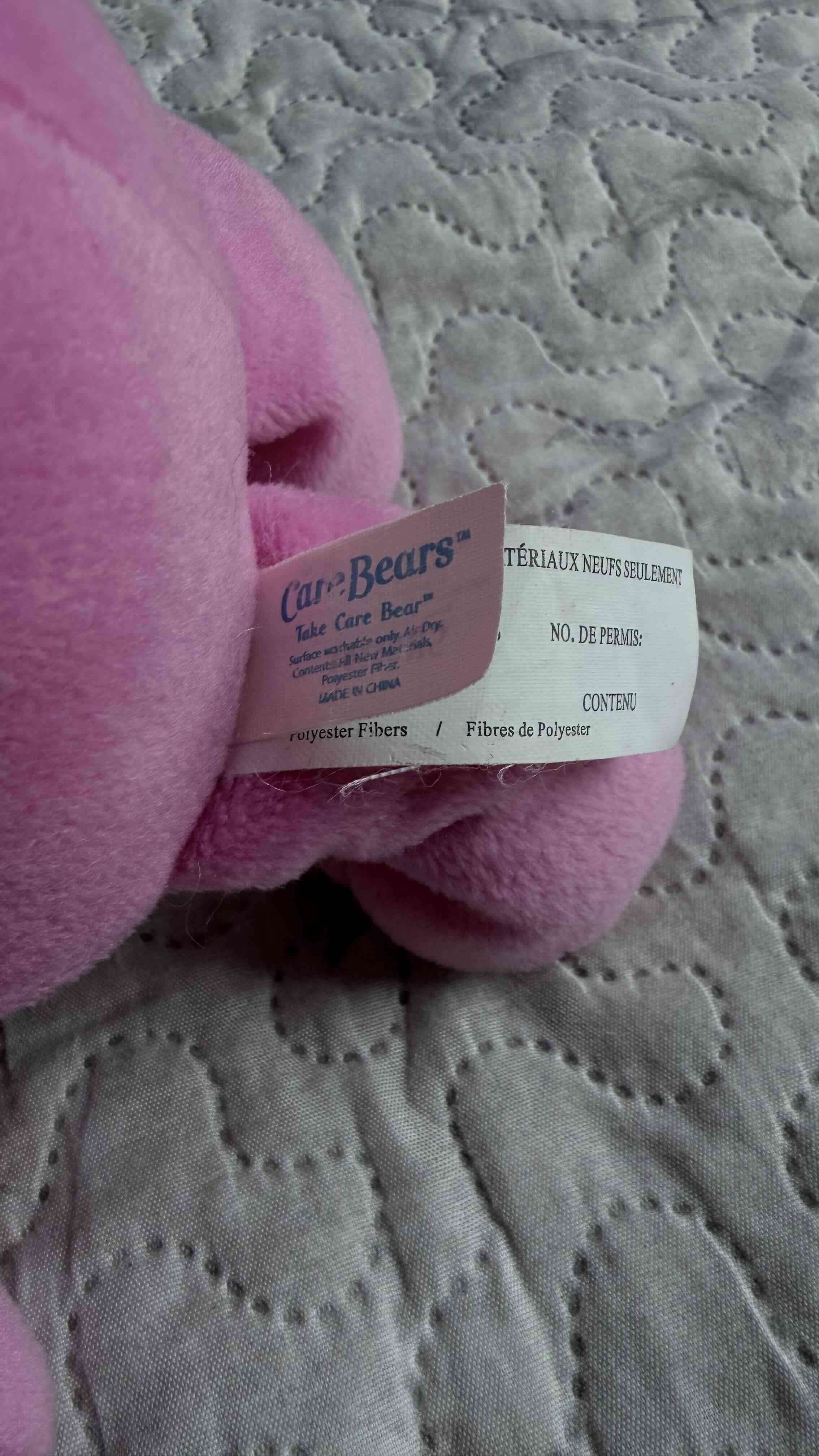 Osito de peluche rosa CARIÑOSITO - miniatura 2