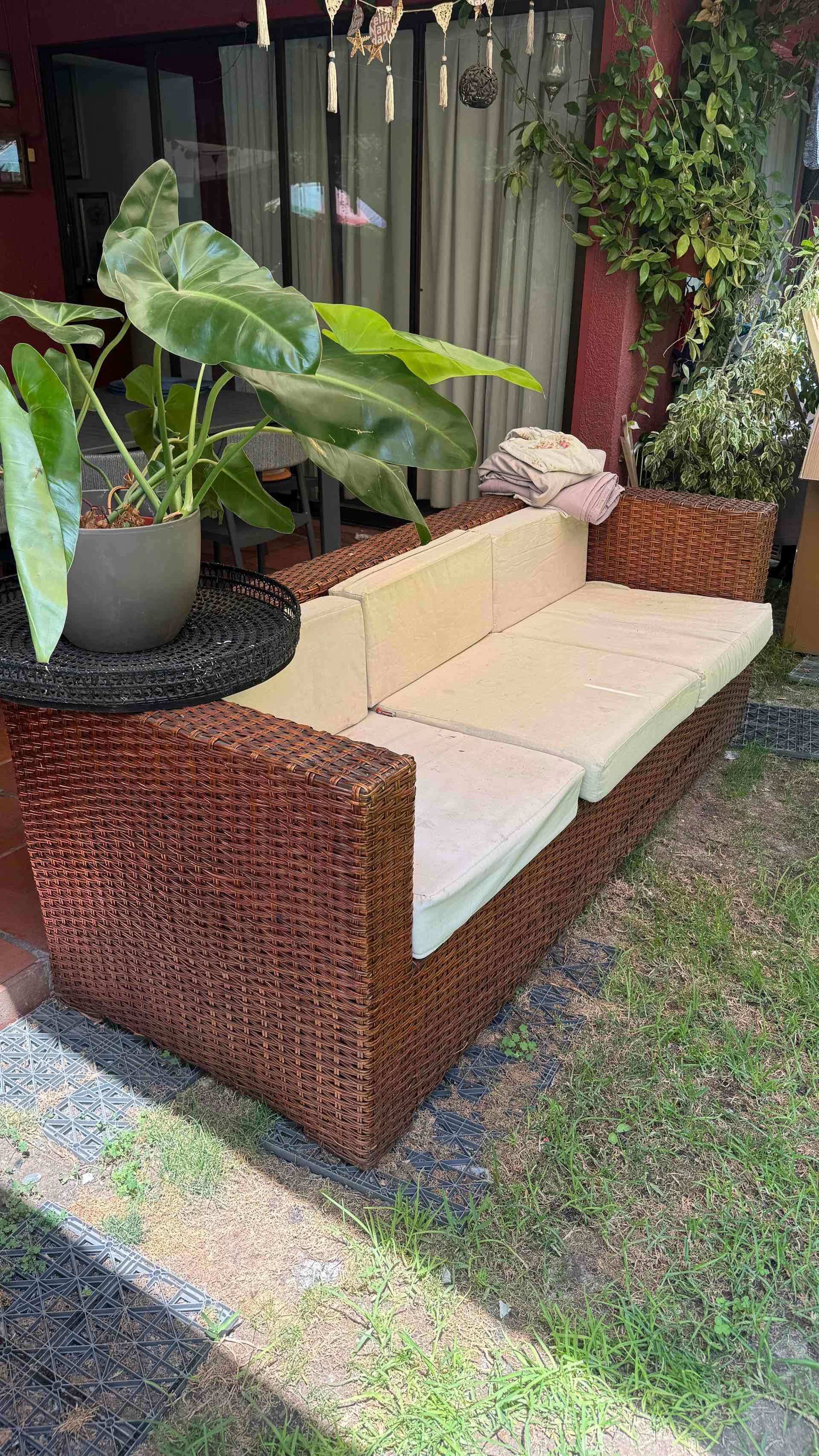 Juego de terraza mimbre para exterior - miniatura 3