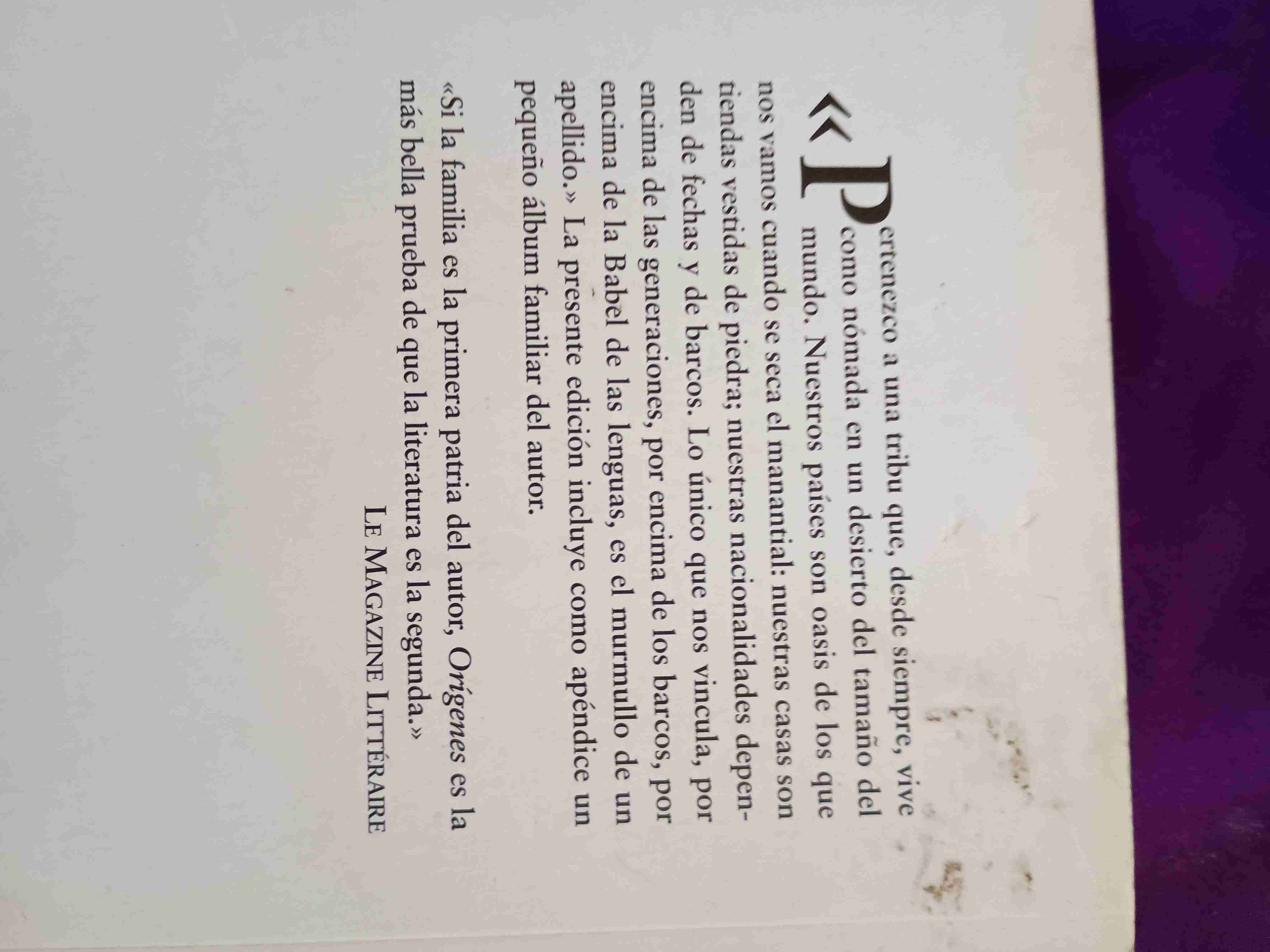 Libro 'Orígenes' de Amin Maalouf - miniatura 2