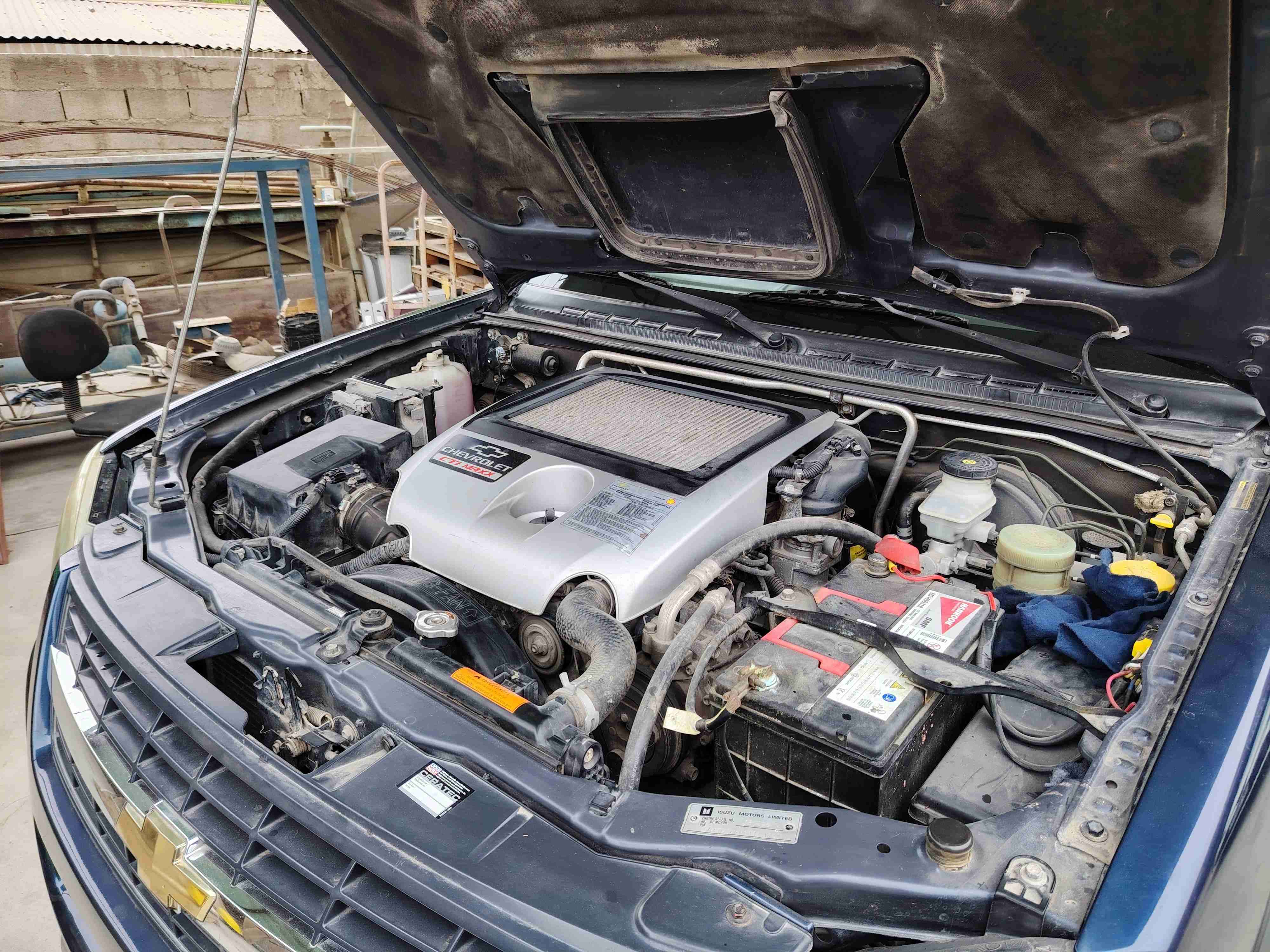 Camioneta pickup azul - miniatura 4