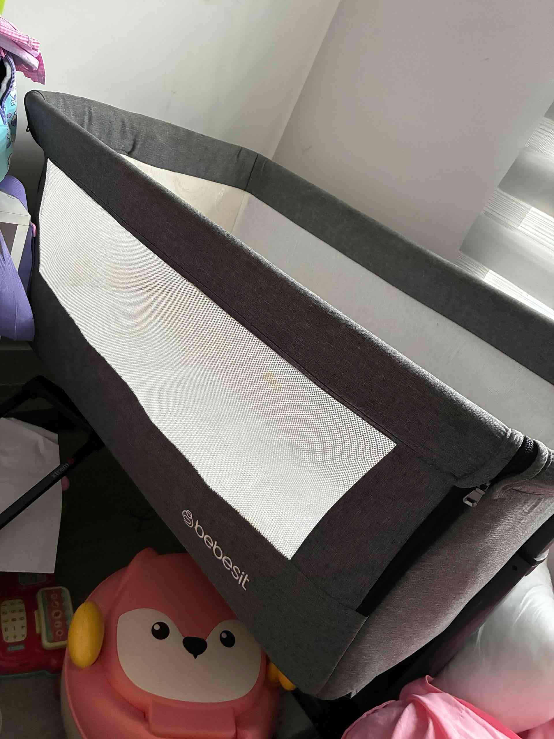 Cuna colecho Bebesit gris - miniatura 1