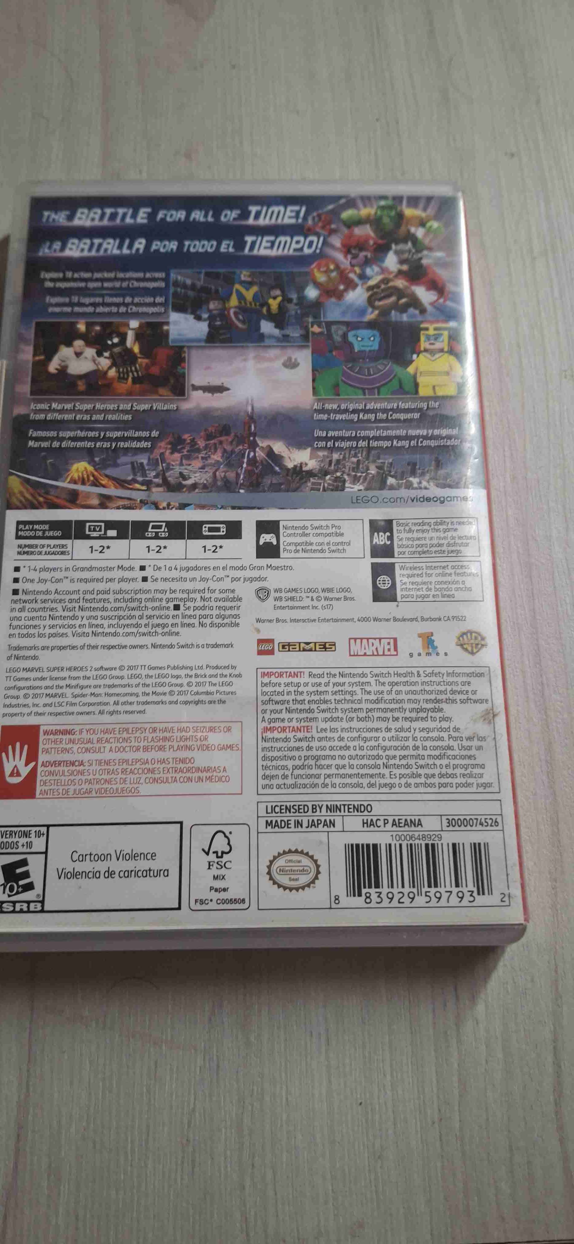 Juego LEGO Marvel Super Heroes 2 Switch - miniatura 2