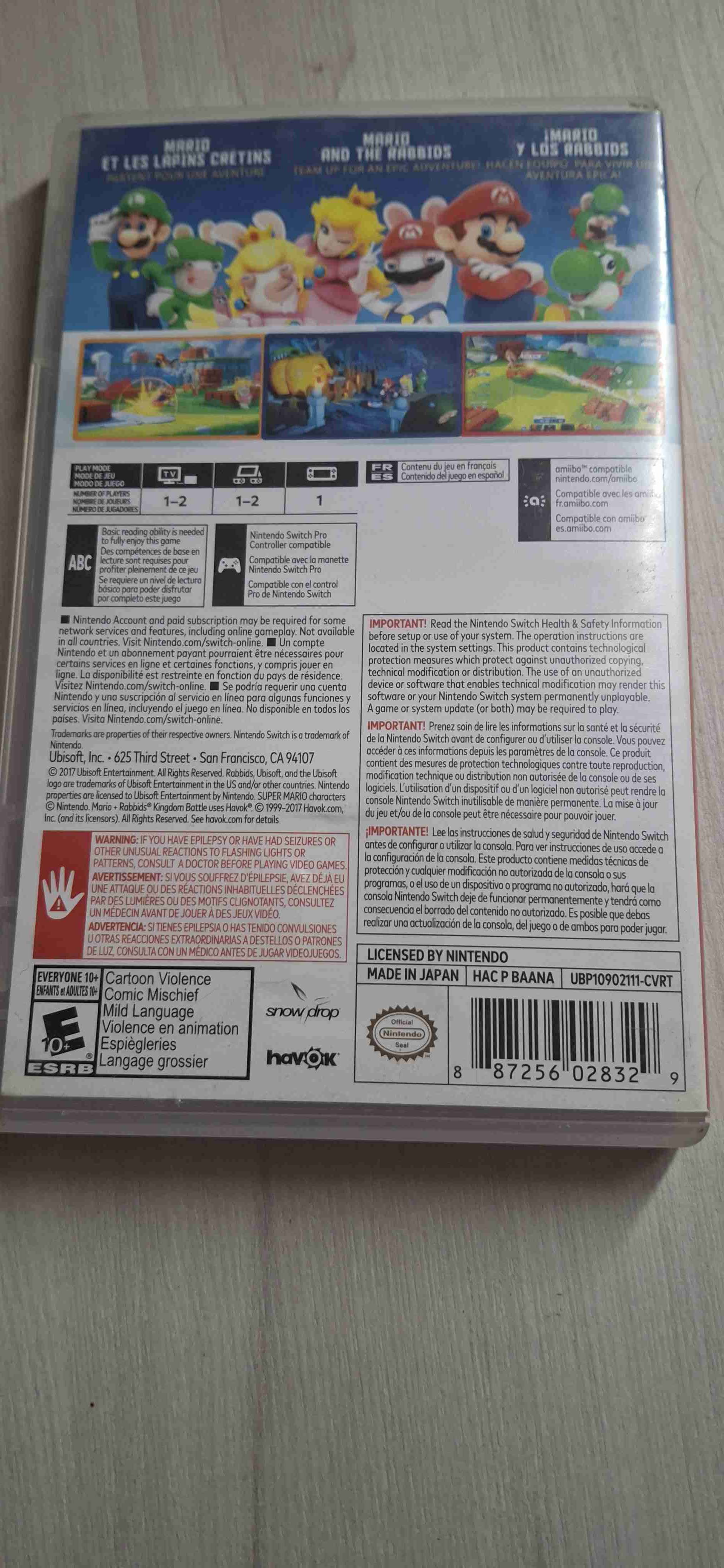 Juego Mario + Rabbids Nintendo Switch - miniatura 2