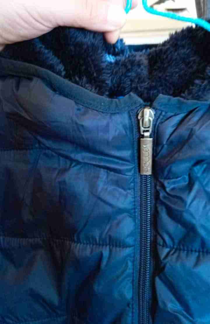 Chaqueta azul con capucha - miniatura 2