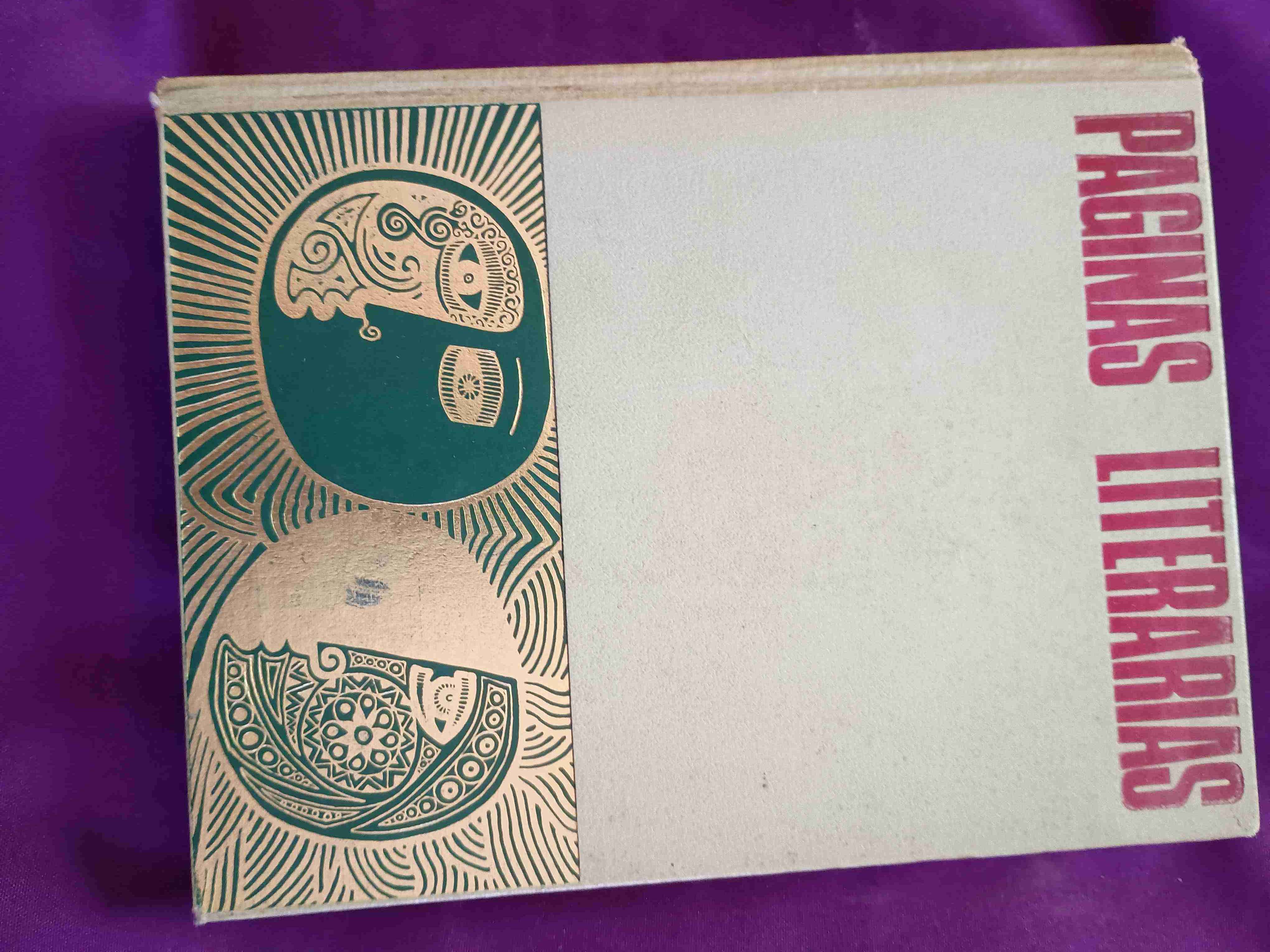 Libro Páginas Literarias