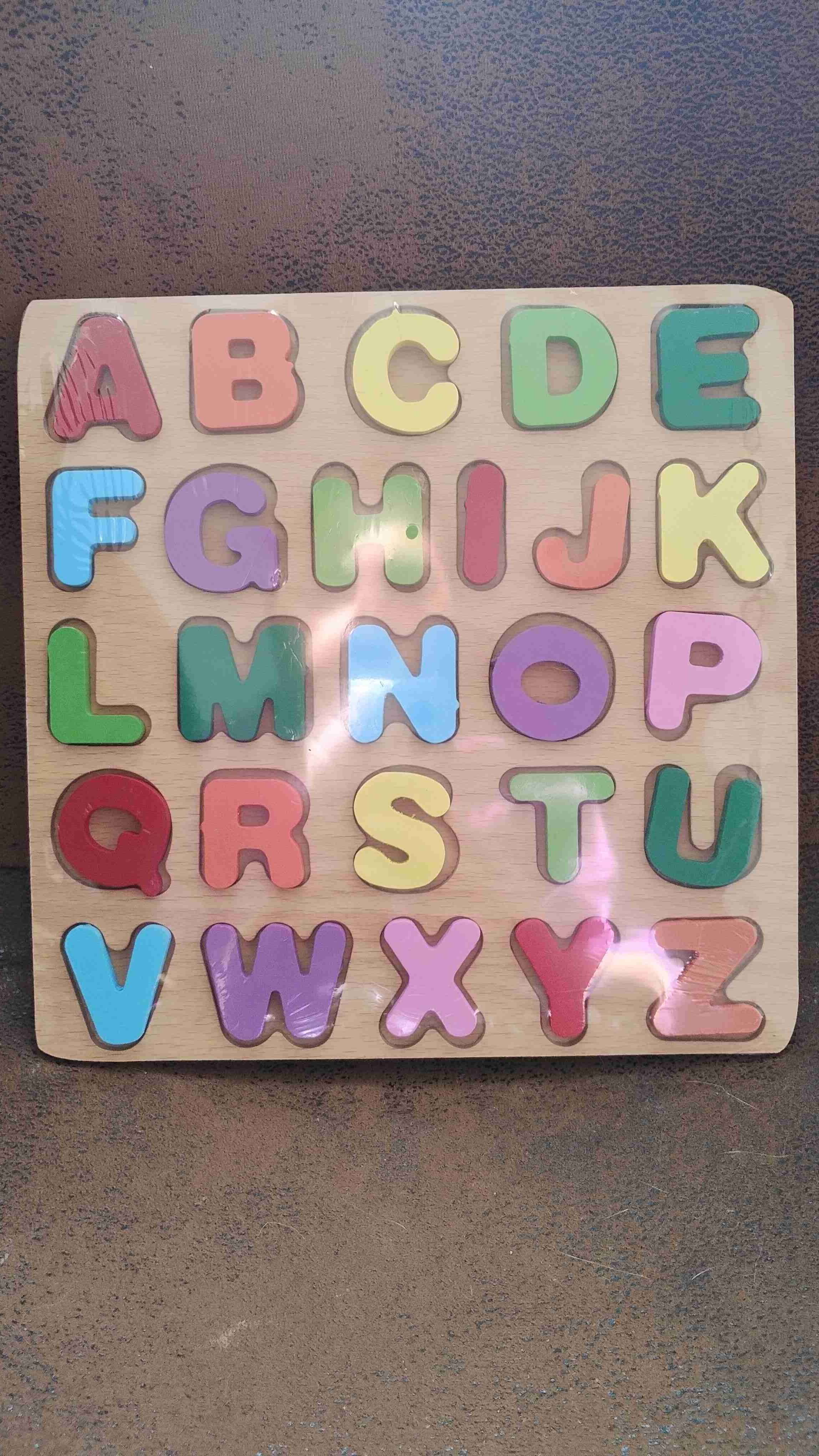 Puzzle de madera alfabeto infantil - miniatura 1