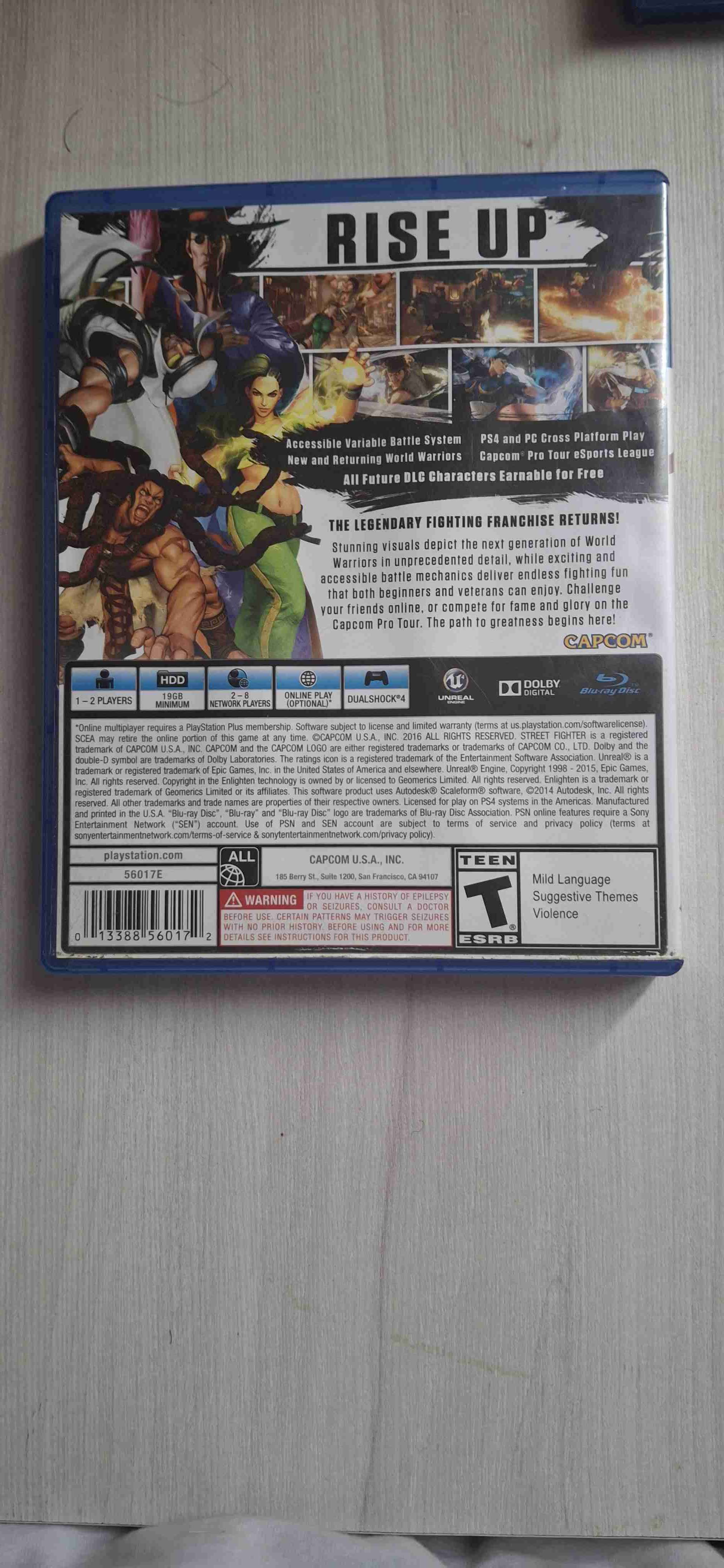 Juego PS4 Street Fighter V - miniatura 2