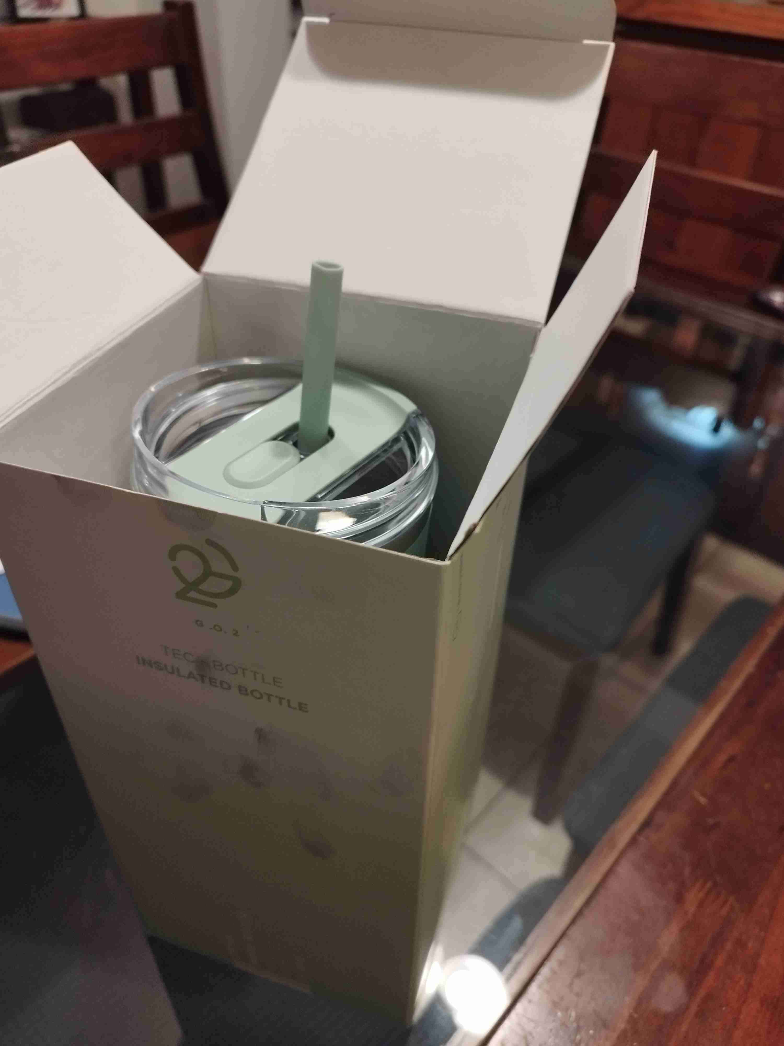 Botella térmica con pajilla - miniatura 1