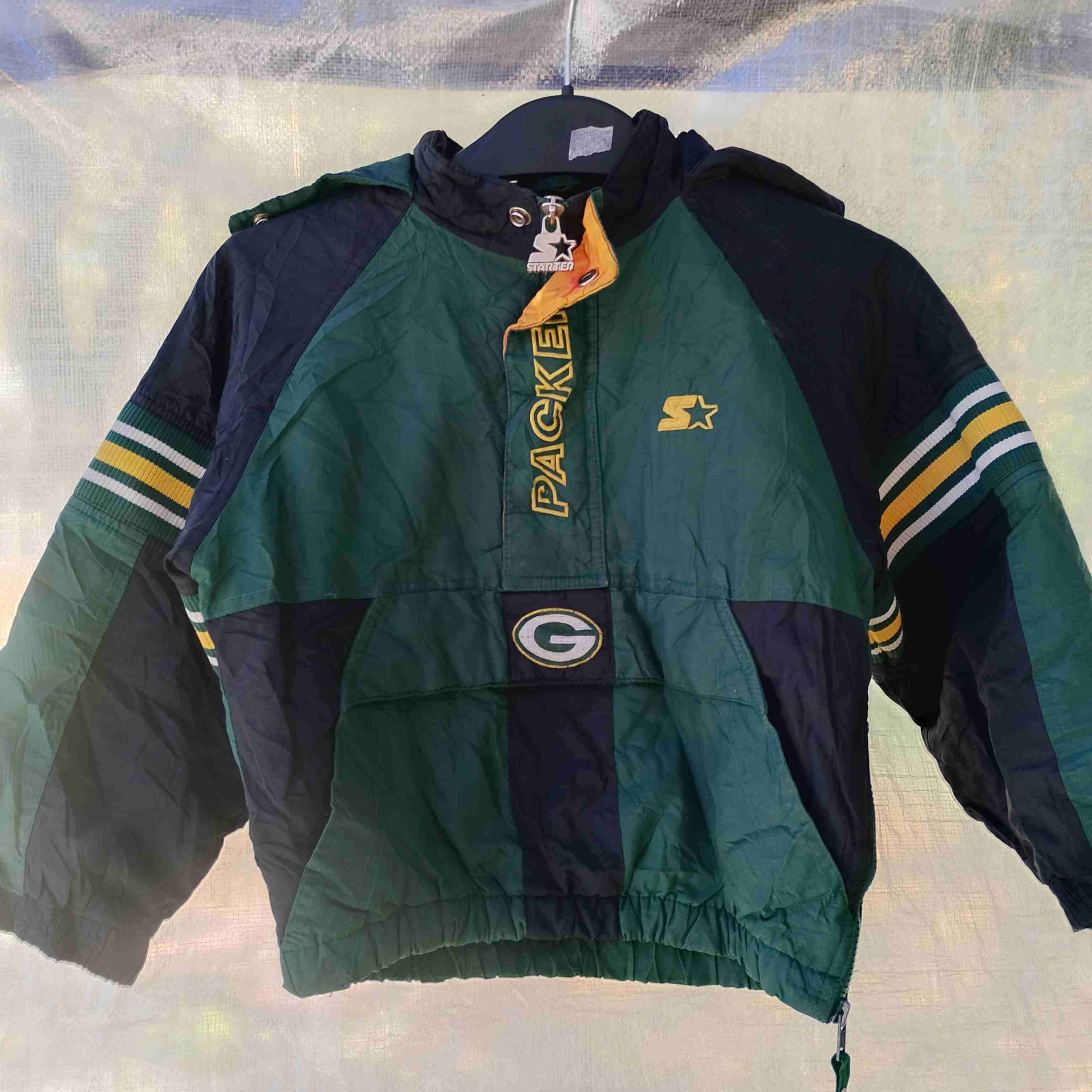 Chaqueta Infantil deportiva Packers verde