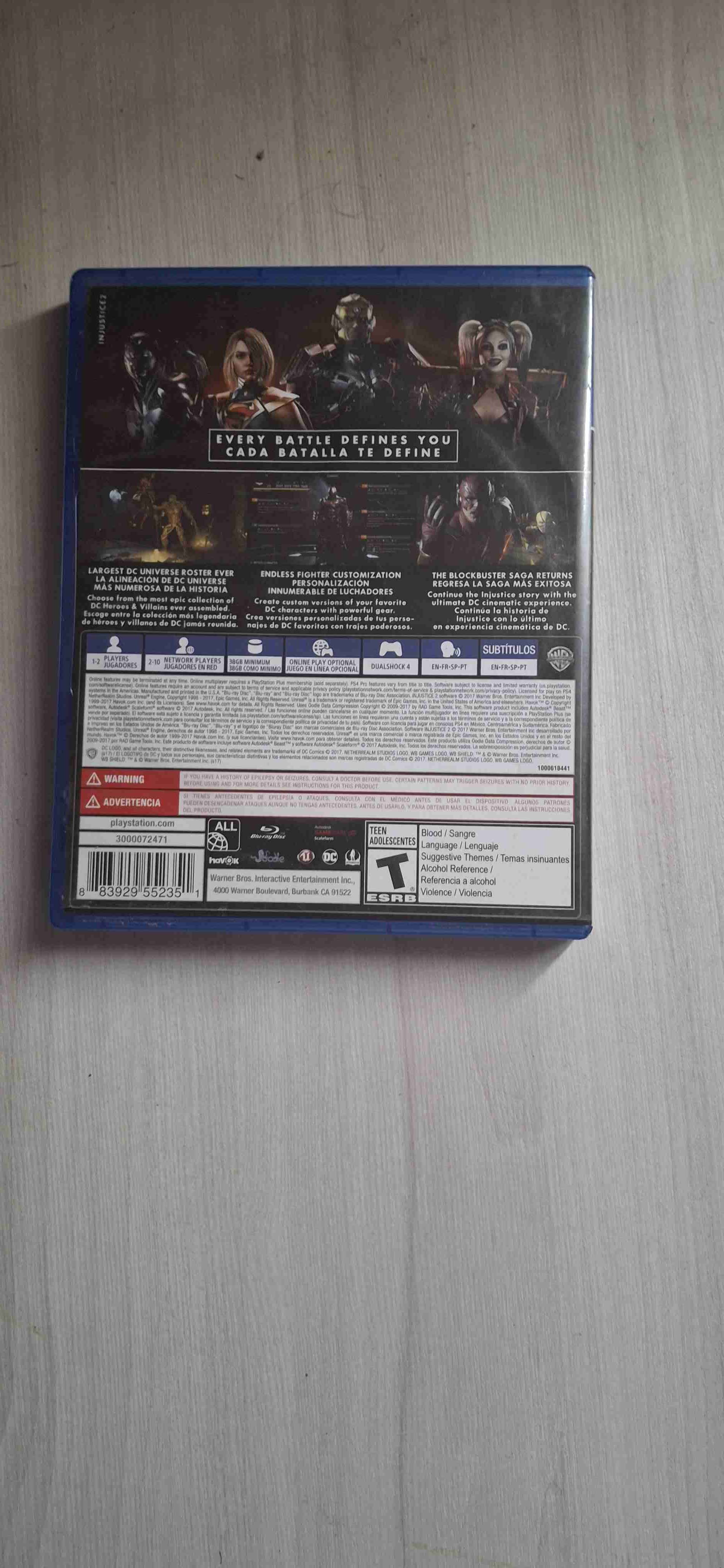 Juego PS4 Injustice 2 - miniatura 2