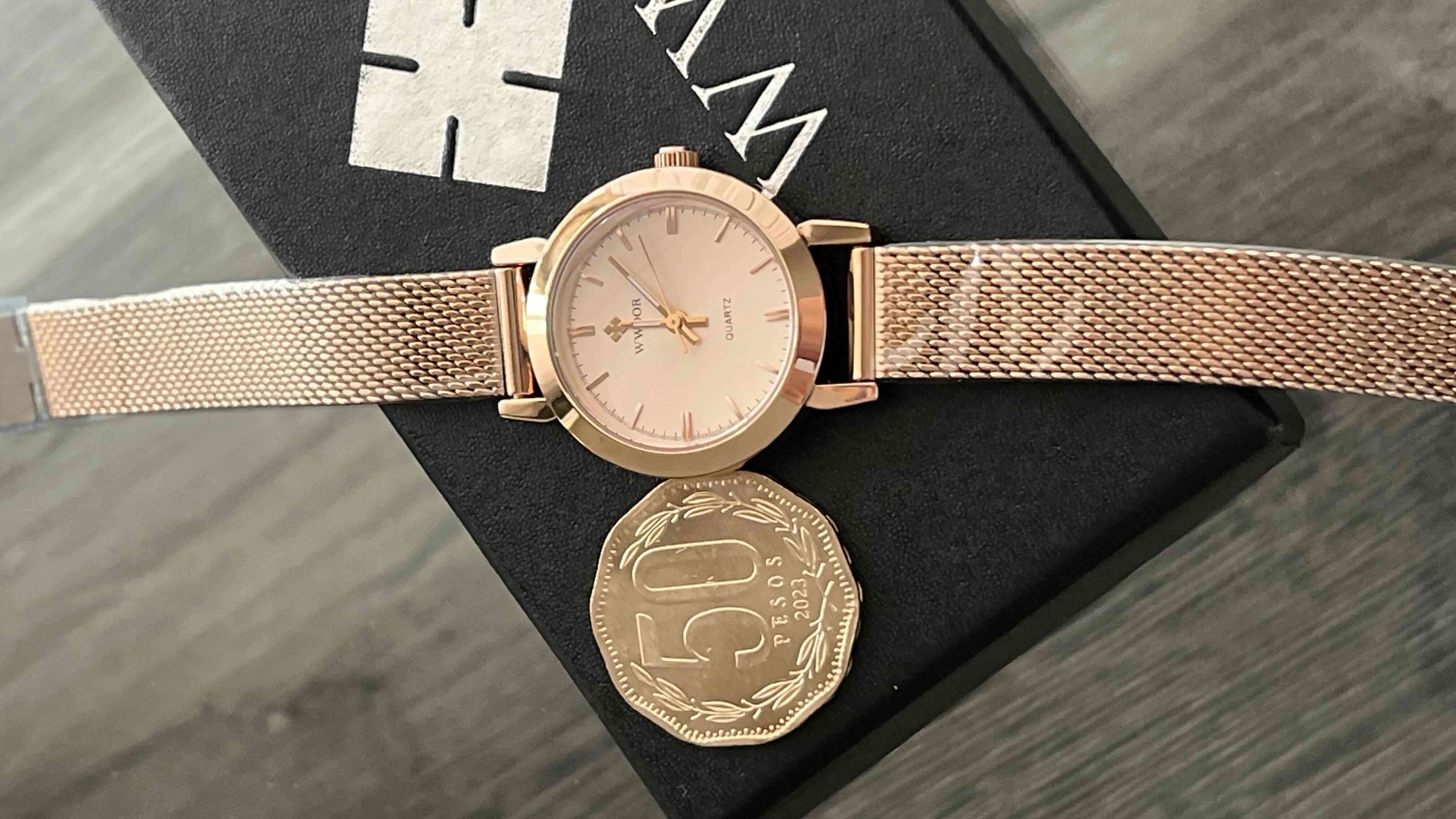 Reloj pulsera cuarzo plata - miniatura 2