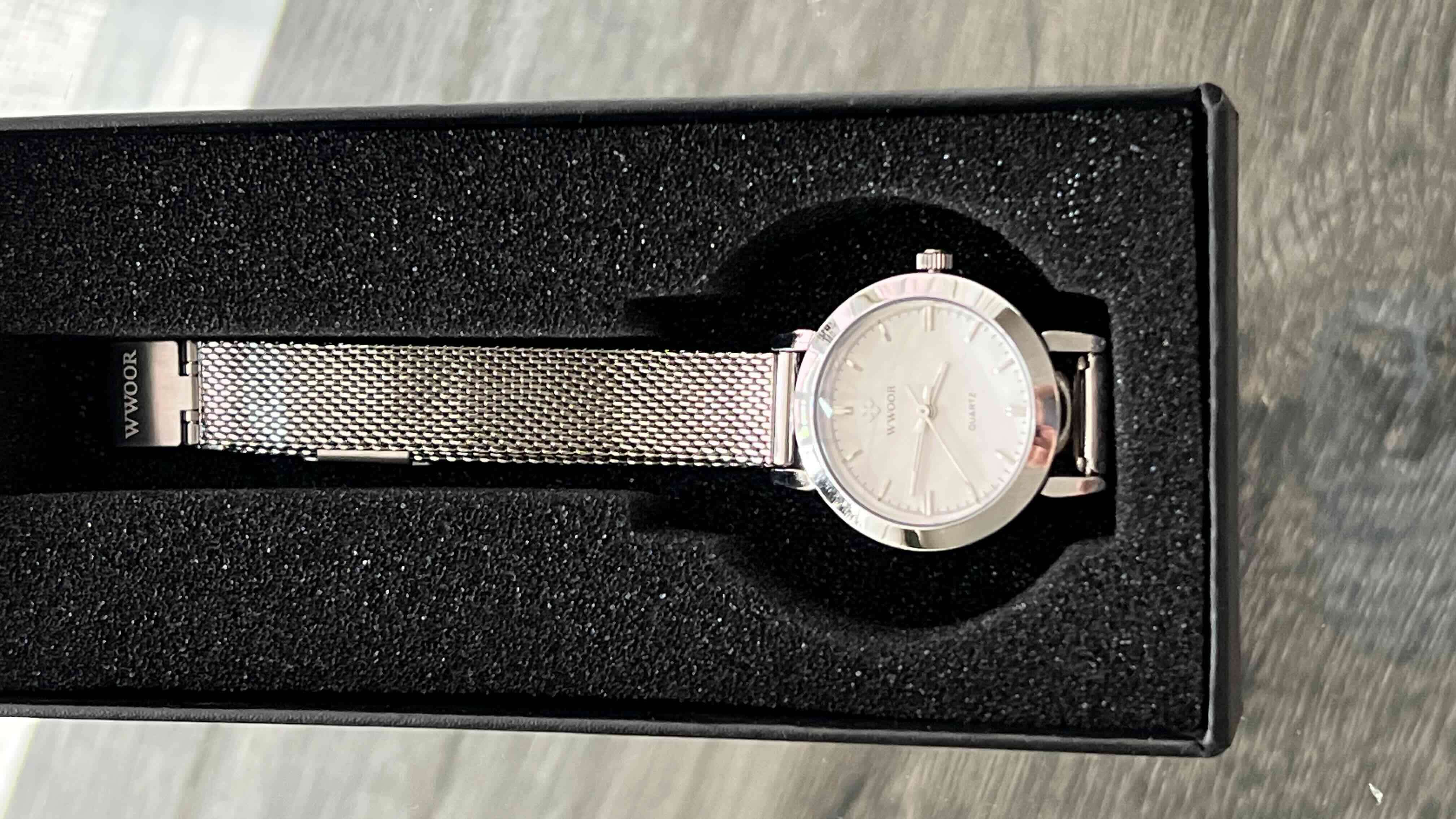 Reloj pulsera cuarzo plata - miniatura 4