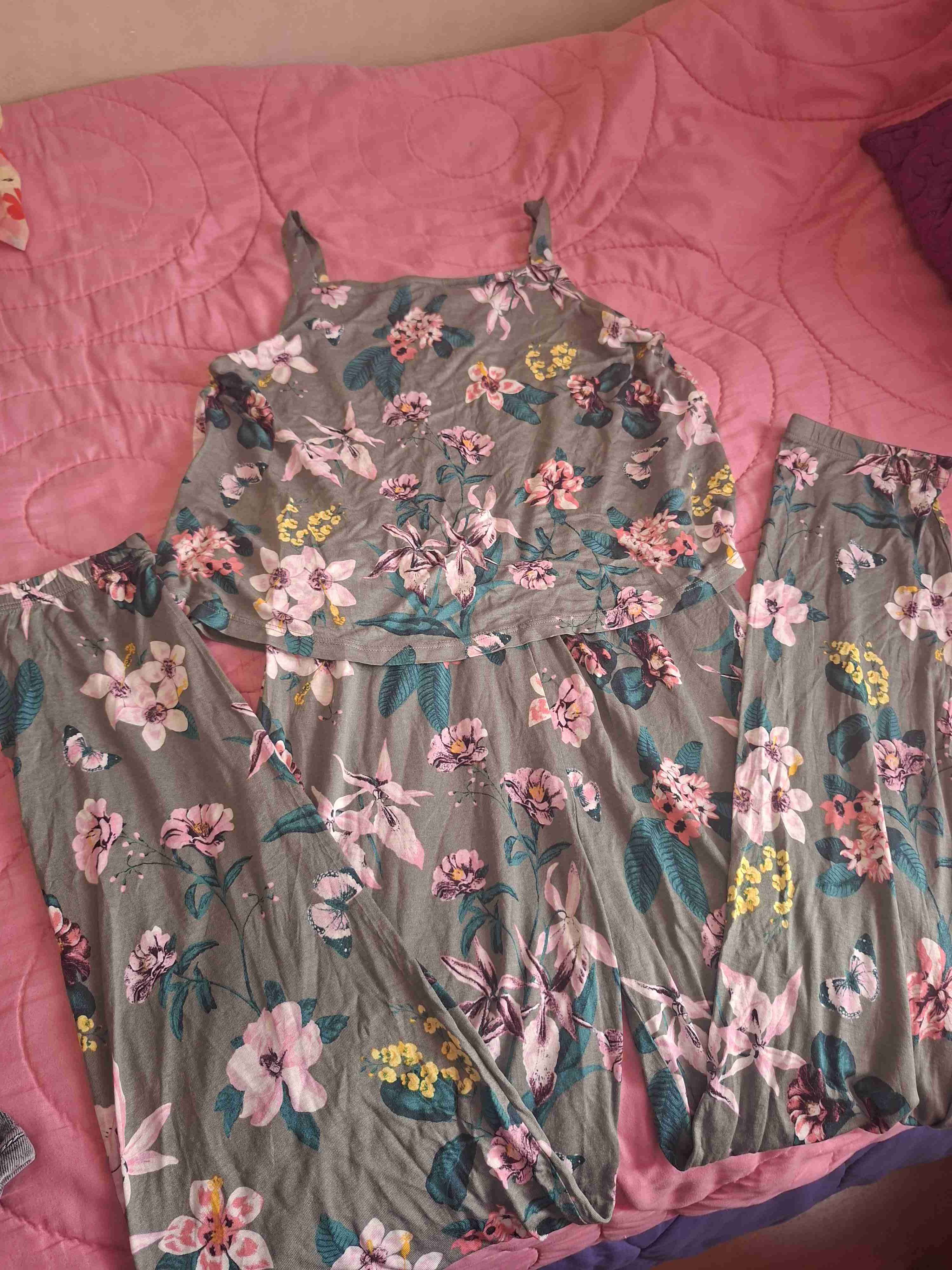 Enterito floral verde mujer - miniatura 1