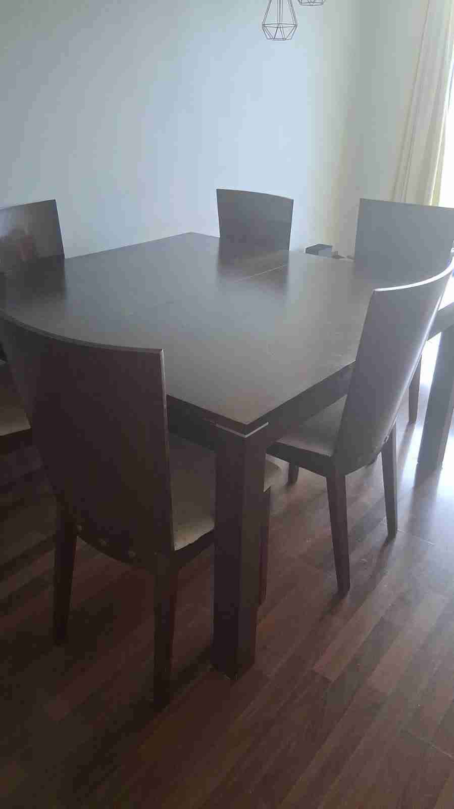 Comedor de madera 7 sillas - miniatura 1