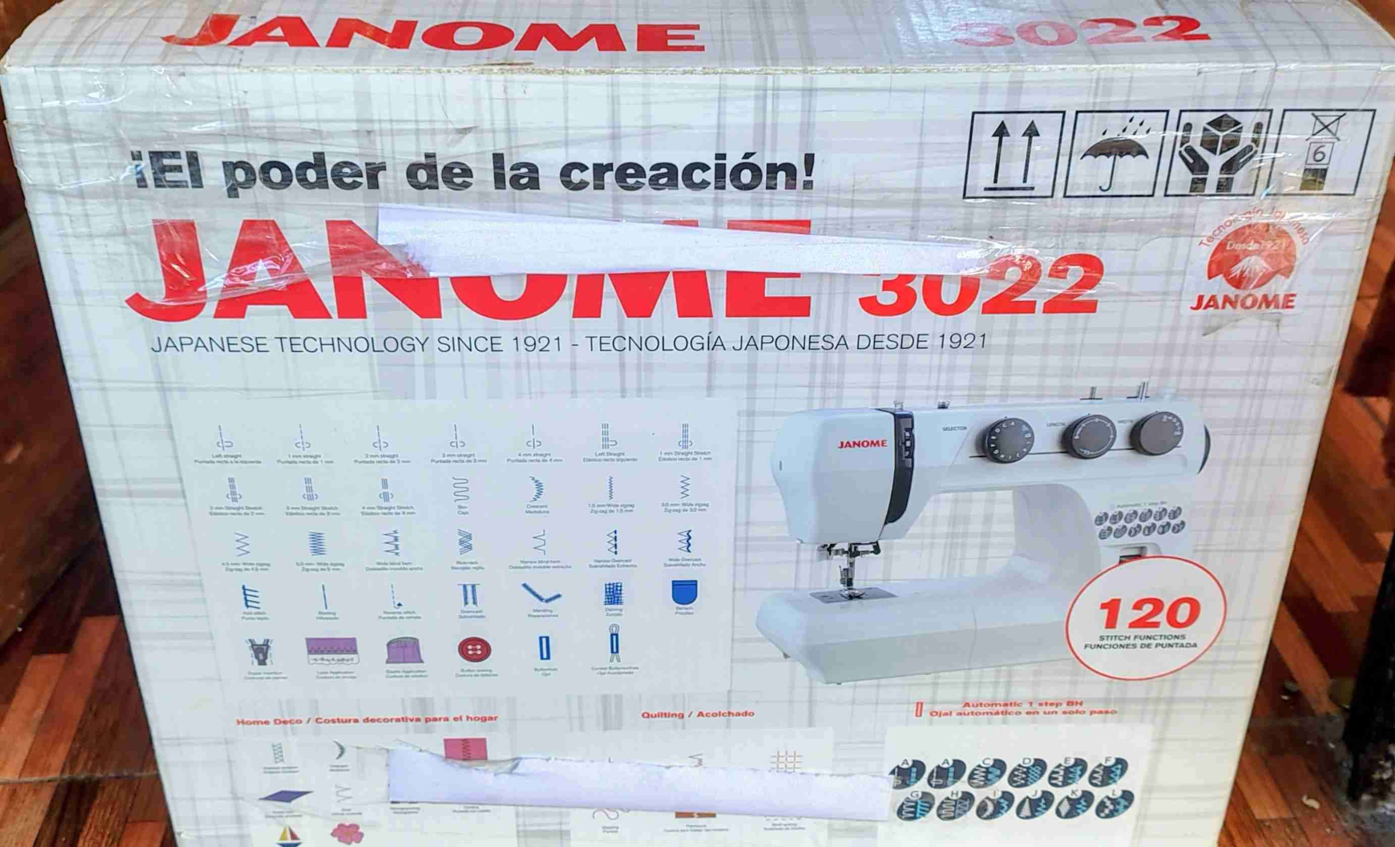 Máquina de coser Janome 3022 Nueva - miniatura 1