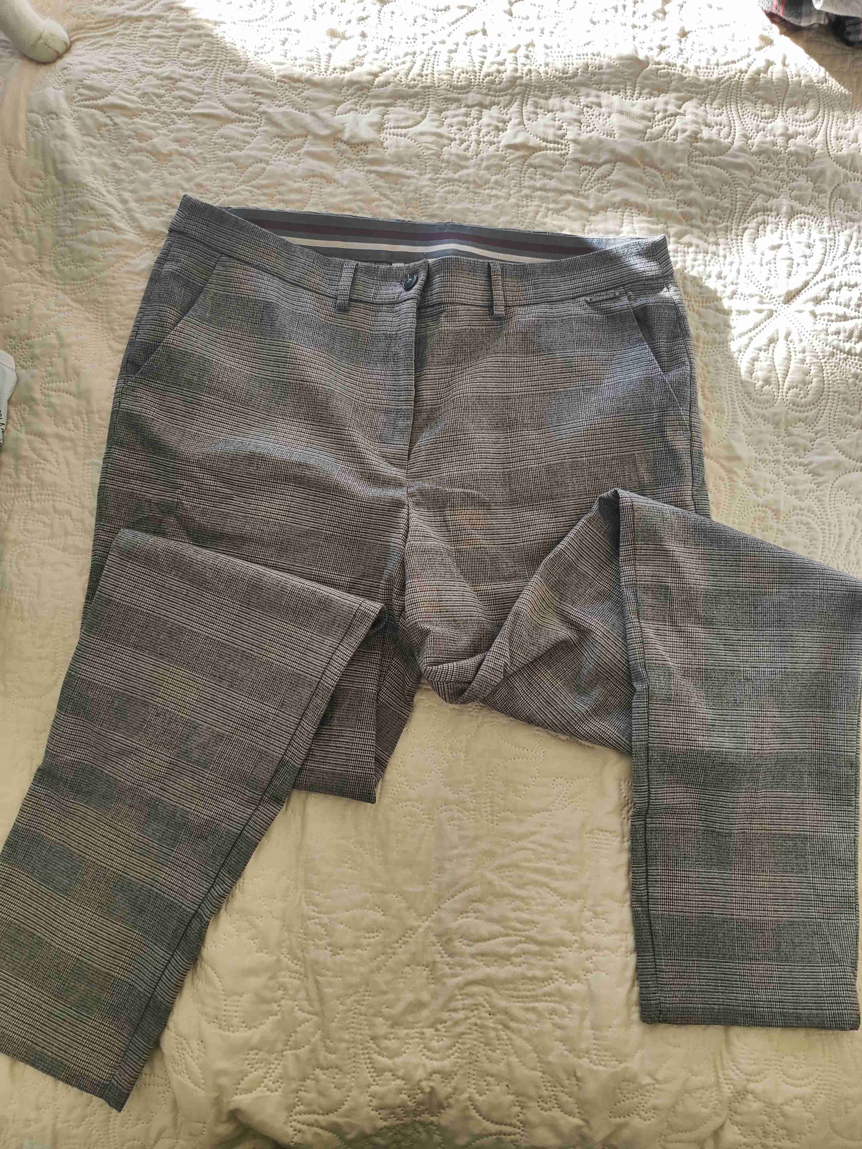 Pantalón de vestir a cuadros Esprit - miniatura 1