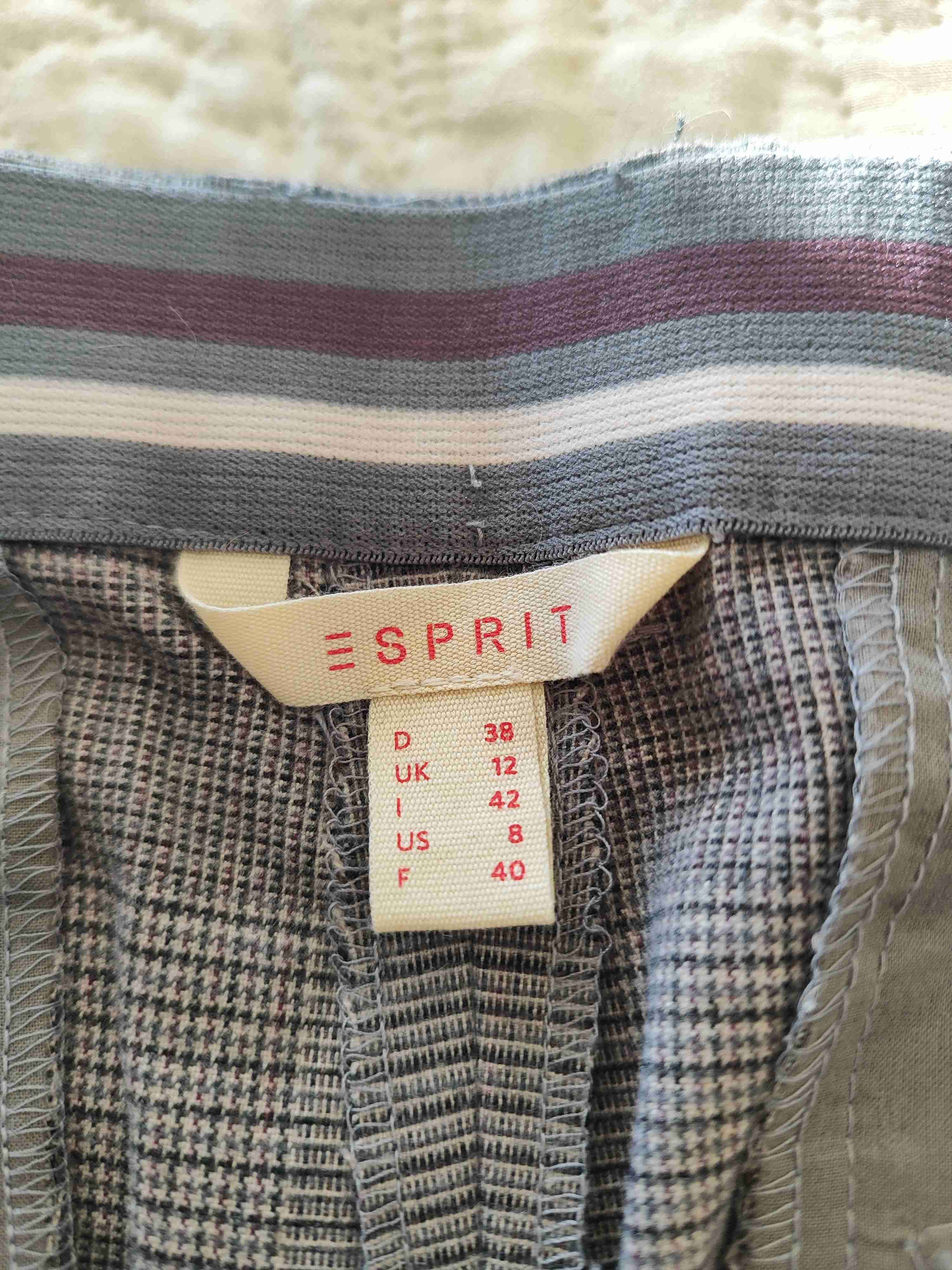 Pantalón de vestir a cuadros Esprit - miniatura 2