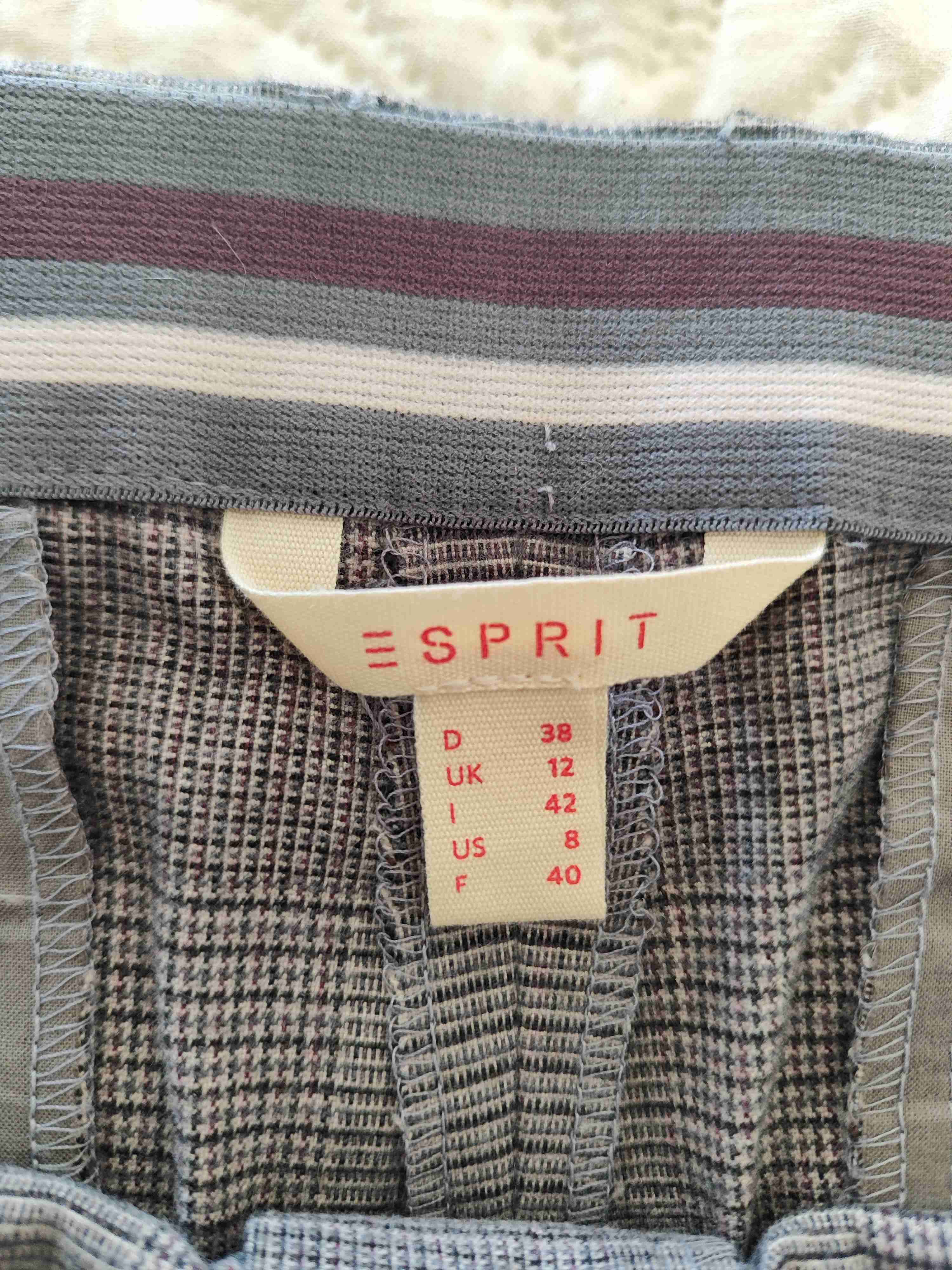 Pantalón de vestir a cuadros Esprit - miniatura 5