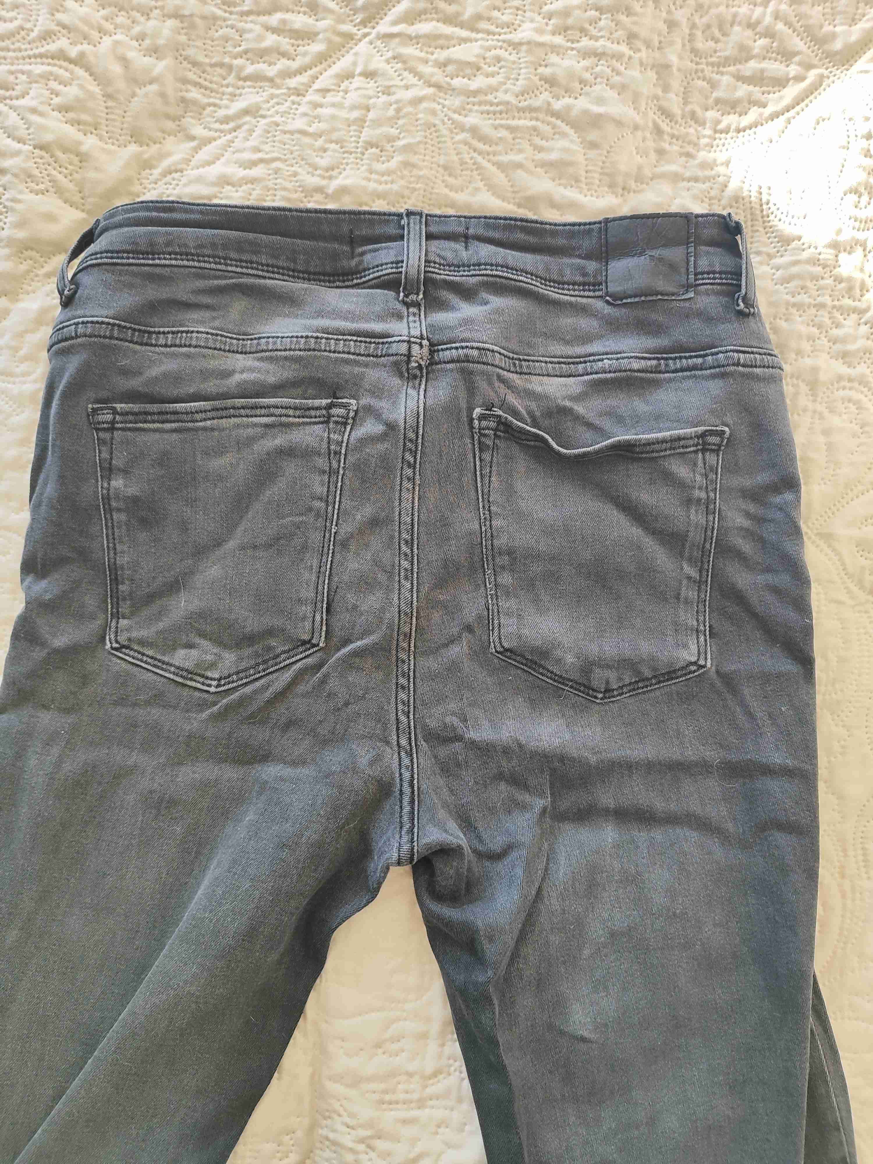 Jeans grises Zara para mujer - miniatura 3