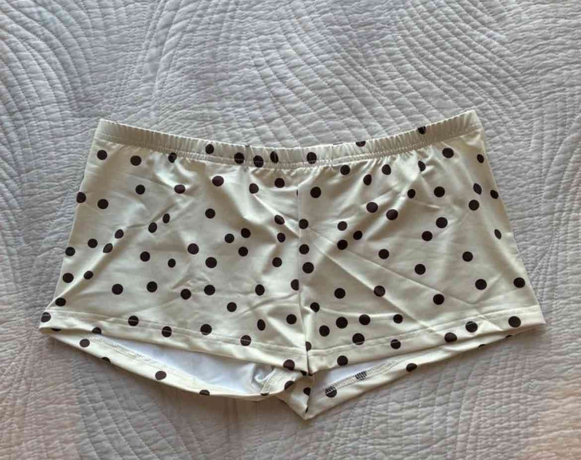 Short de lunares beige negro - miniatura 1