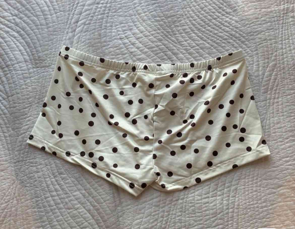 Short de lunares beige negro - miniatura 2