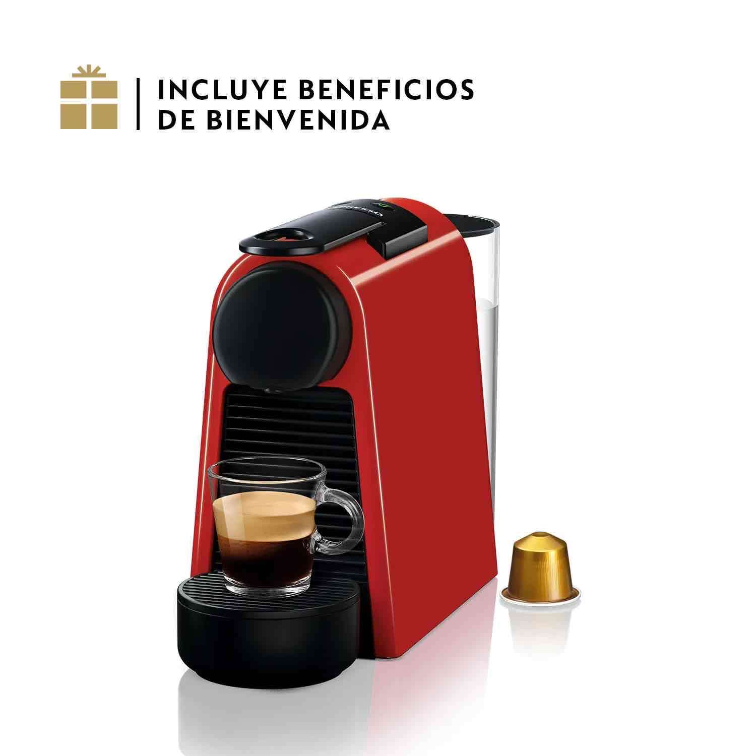 Cafetera Nespresso roja